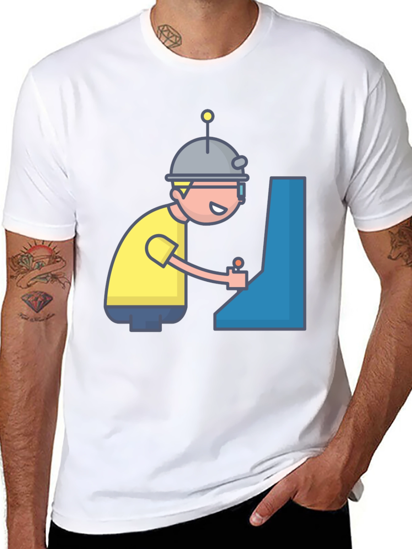Retro Gamer T-Shirt - Black Cotton Tee