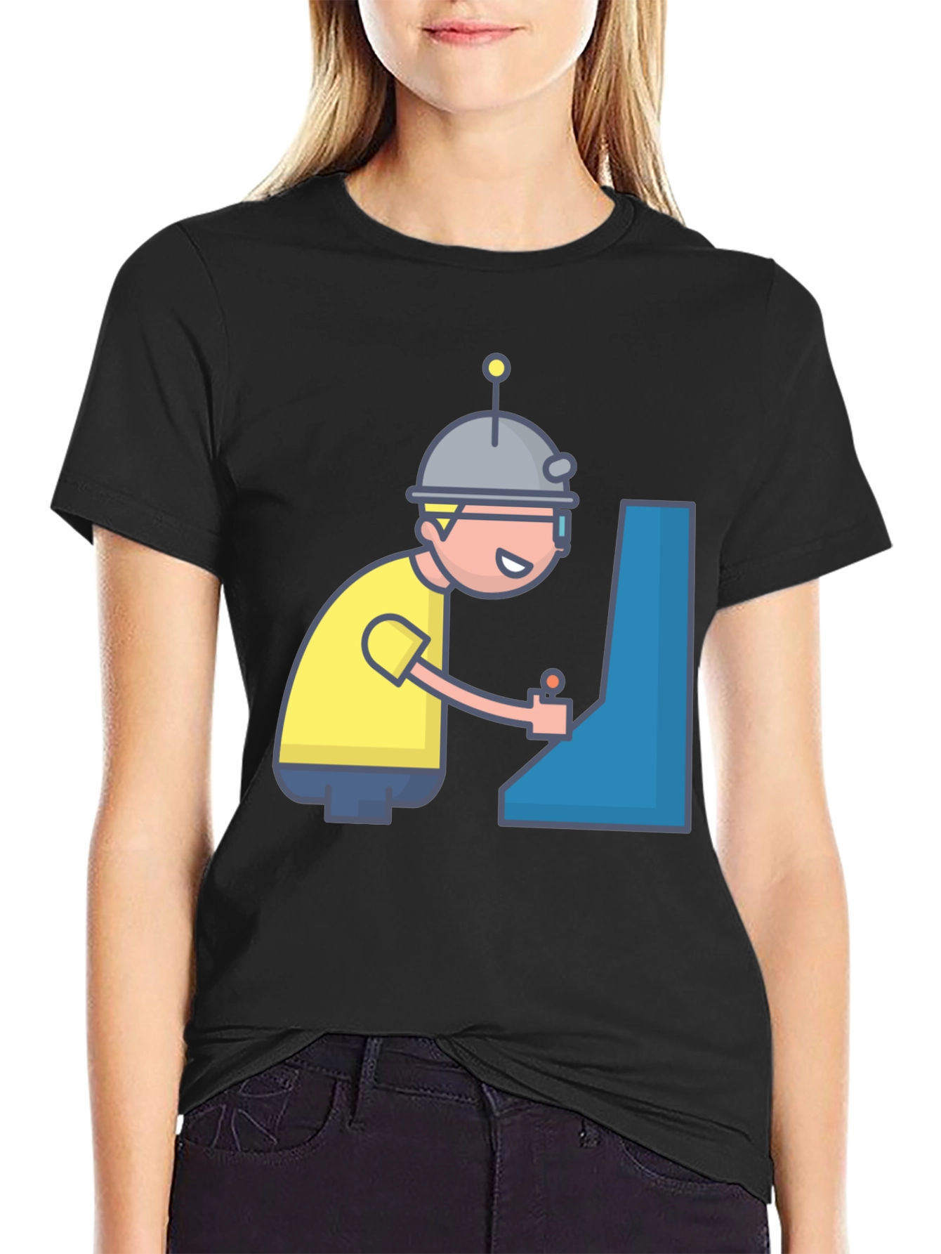 Retro Gamer T-Shirt - Black Cotton Tee