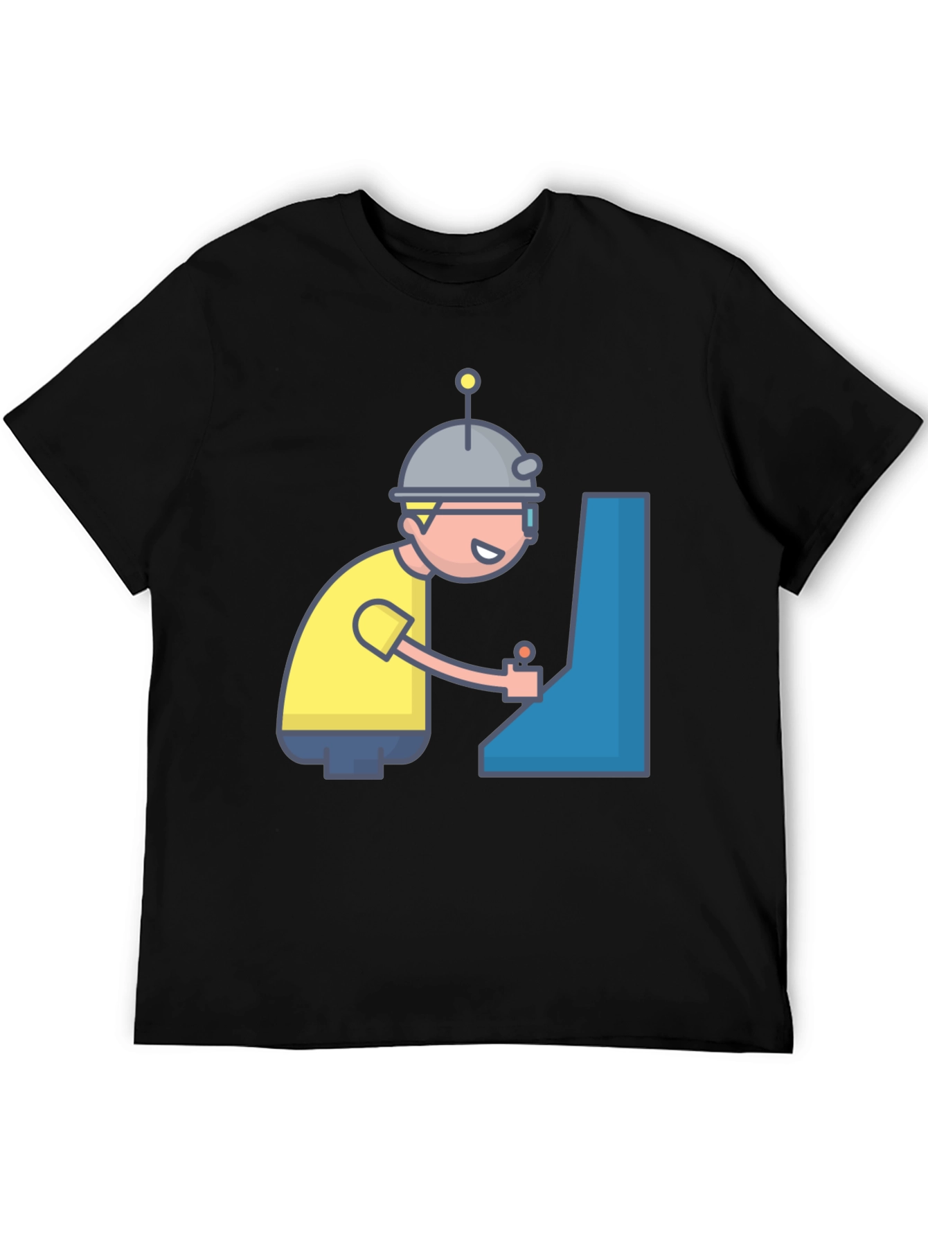 Retro Gamer T-Shirt - Black Cotton Tee