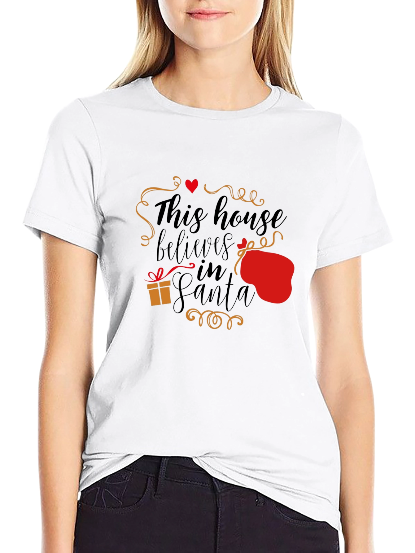 Festive Santa Believer T-Shirt