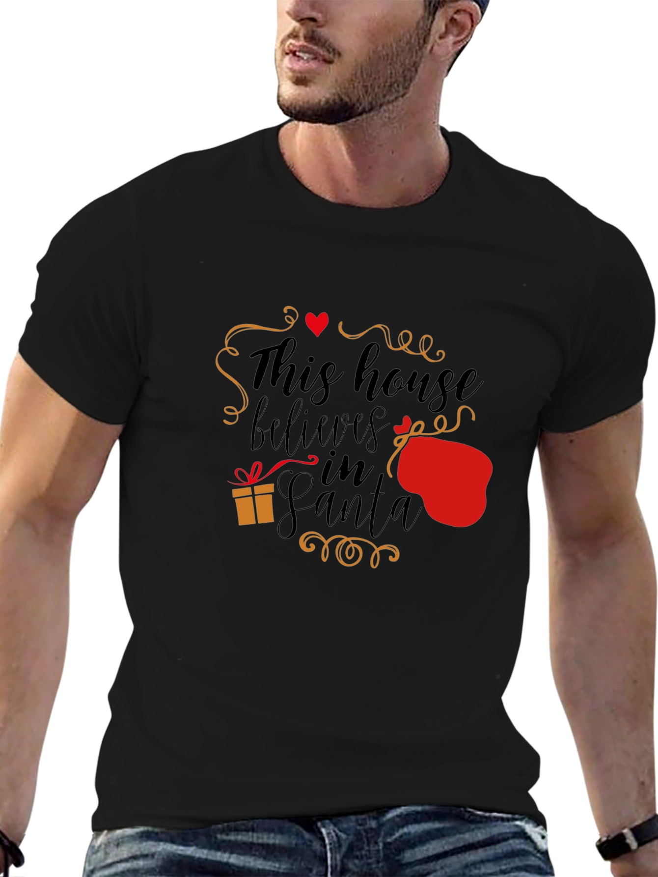 Festive Santa Believer T-Shirt