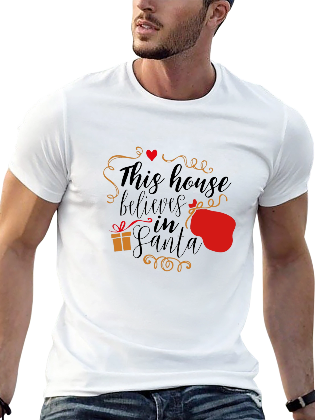 Festive Santa Believer T-Shirt