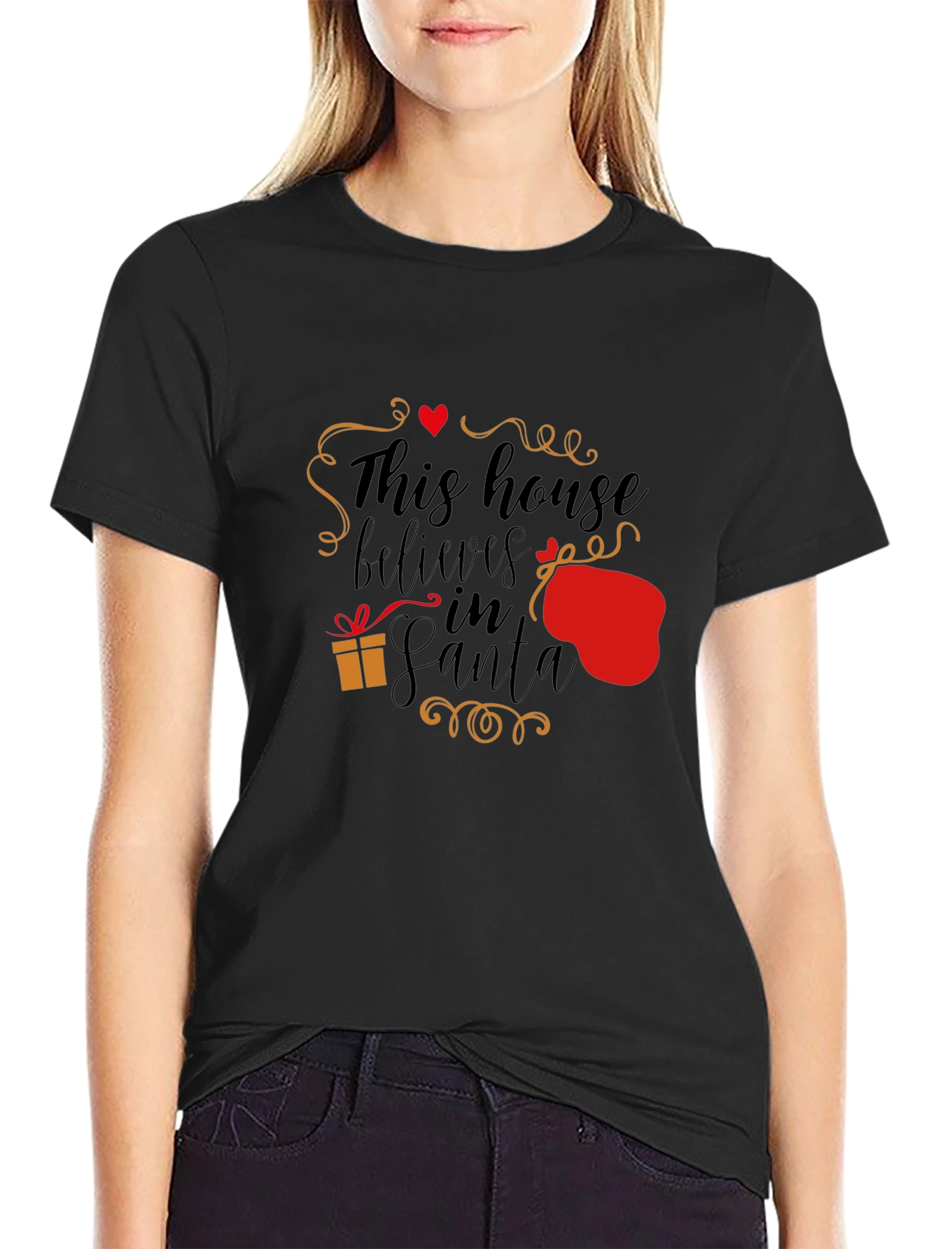 Festive Santa Believer T-Shirt