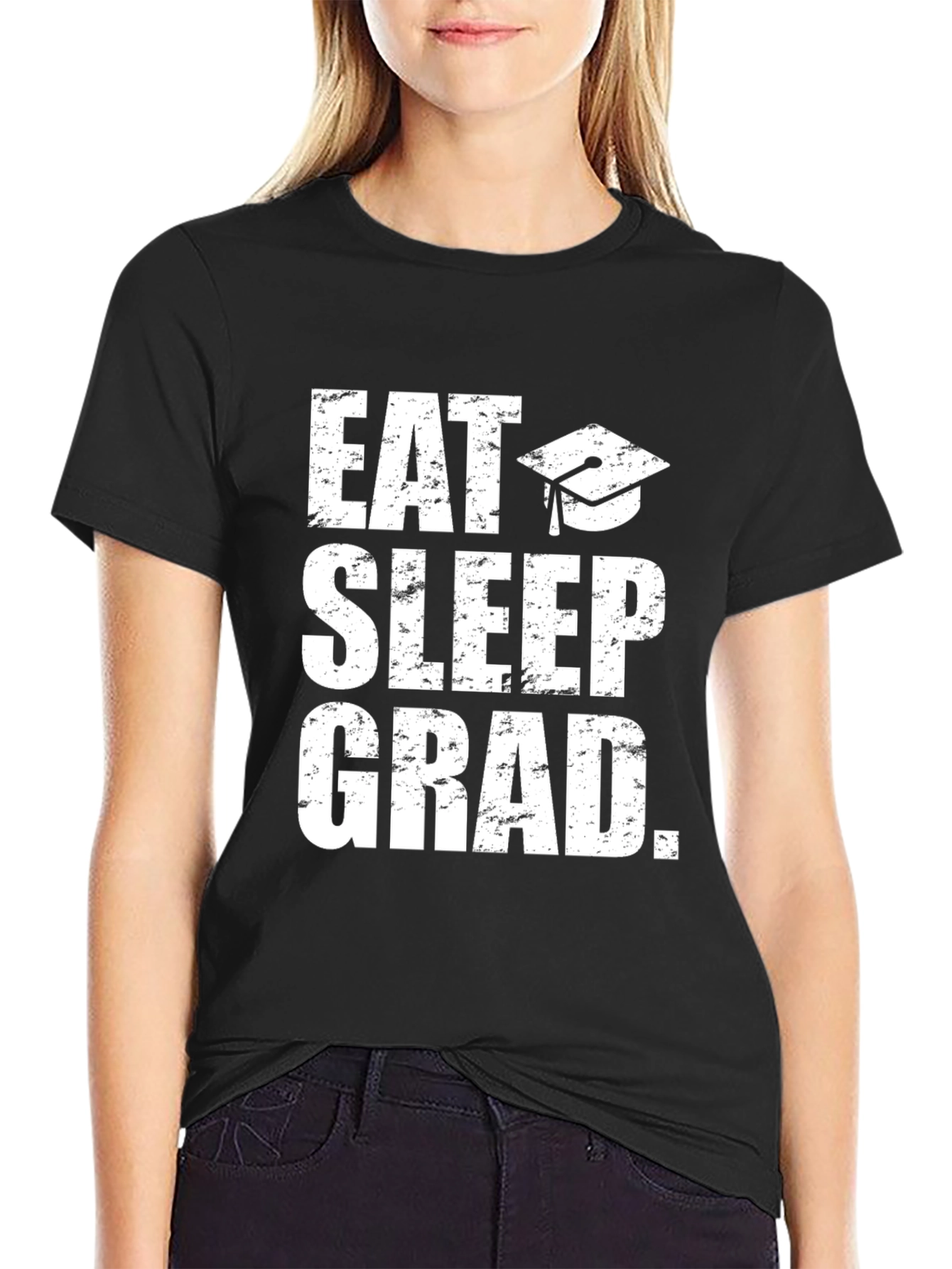 Eat Sleep Grad T-Shirt - Graduation Gift Tee