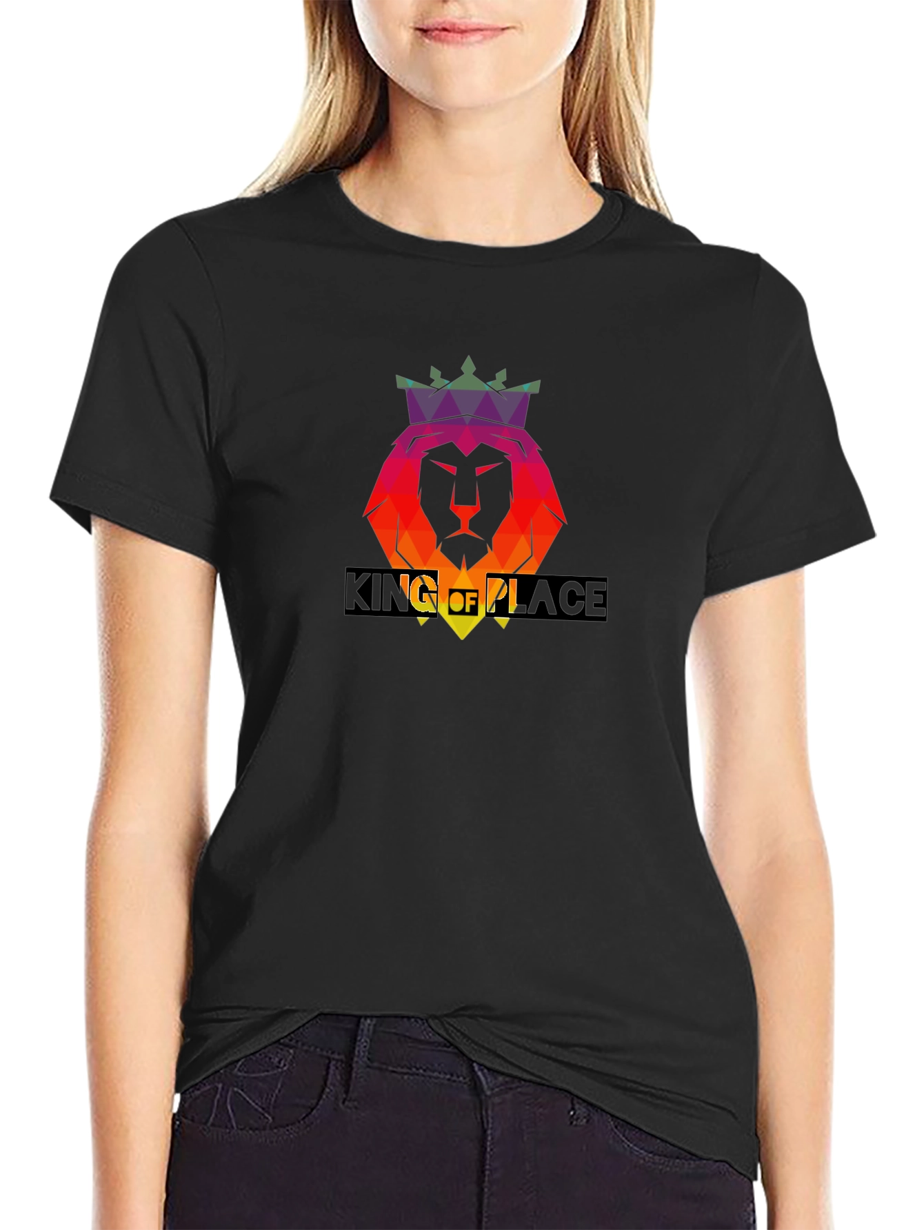 King of Place Graphic Tee - Black T-Shirt