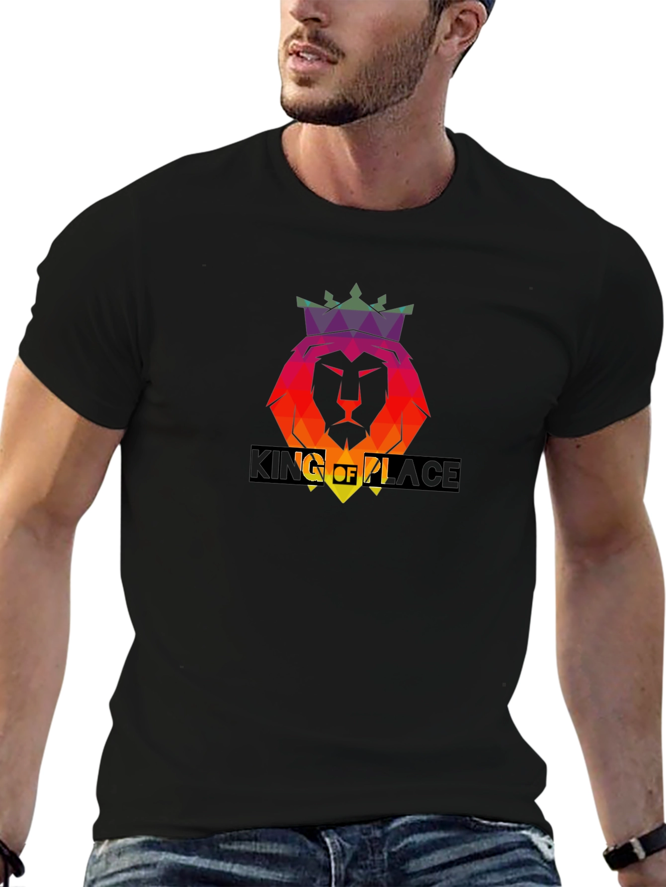 King of Place Graphic Tee - Black T-Shirt