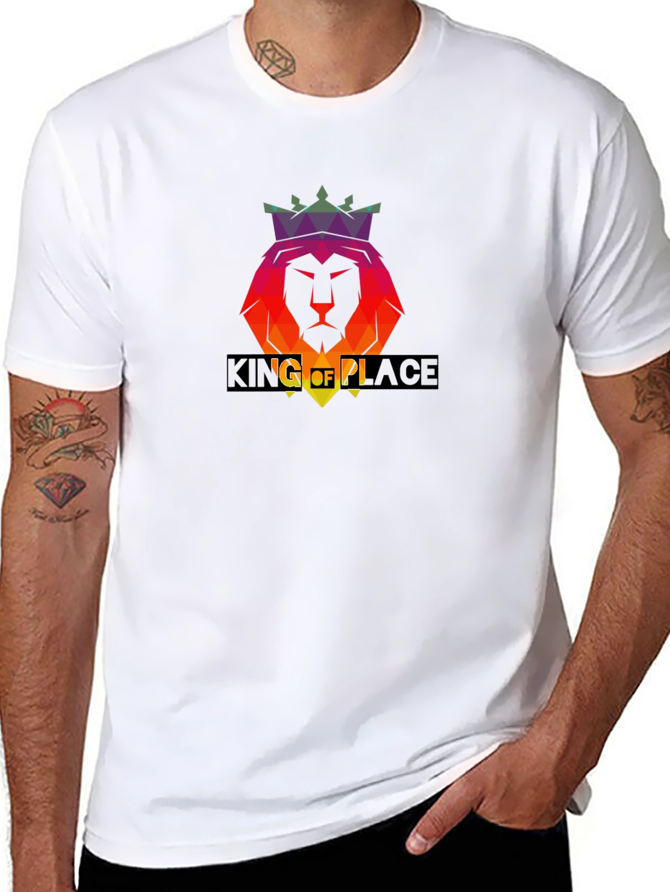 King of Place Graphic Tee - Black T-Shirt