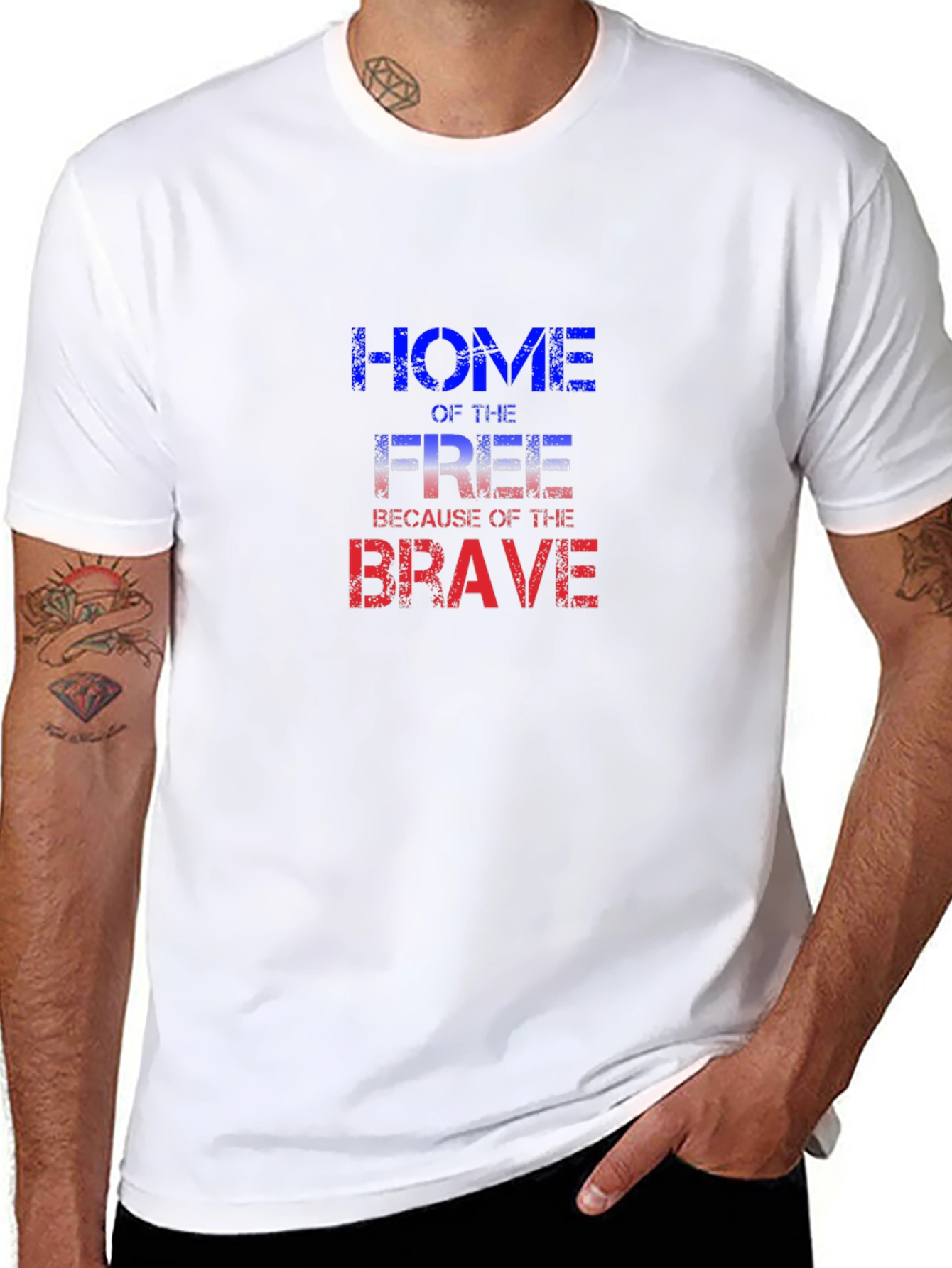 Home of the Free Patriotic T-Shirt