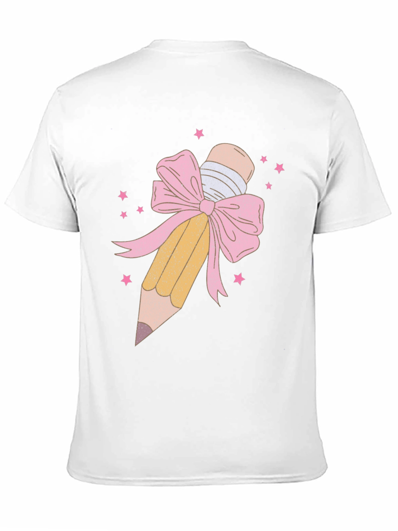 Pencil & Bow Graphic Tee - Black