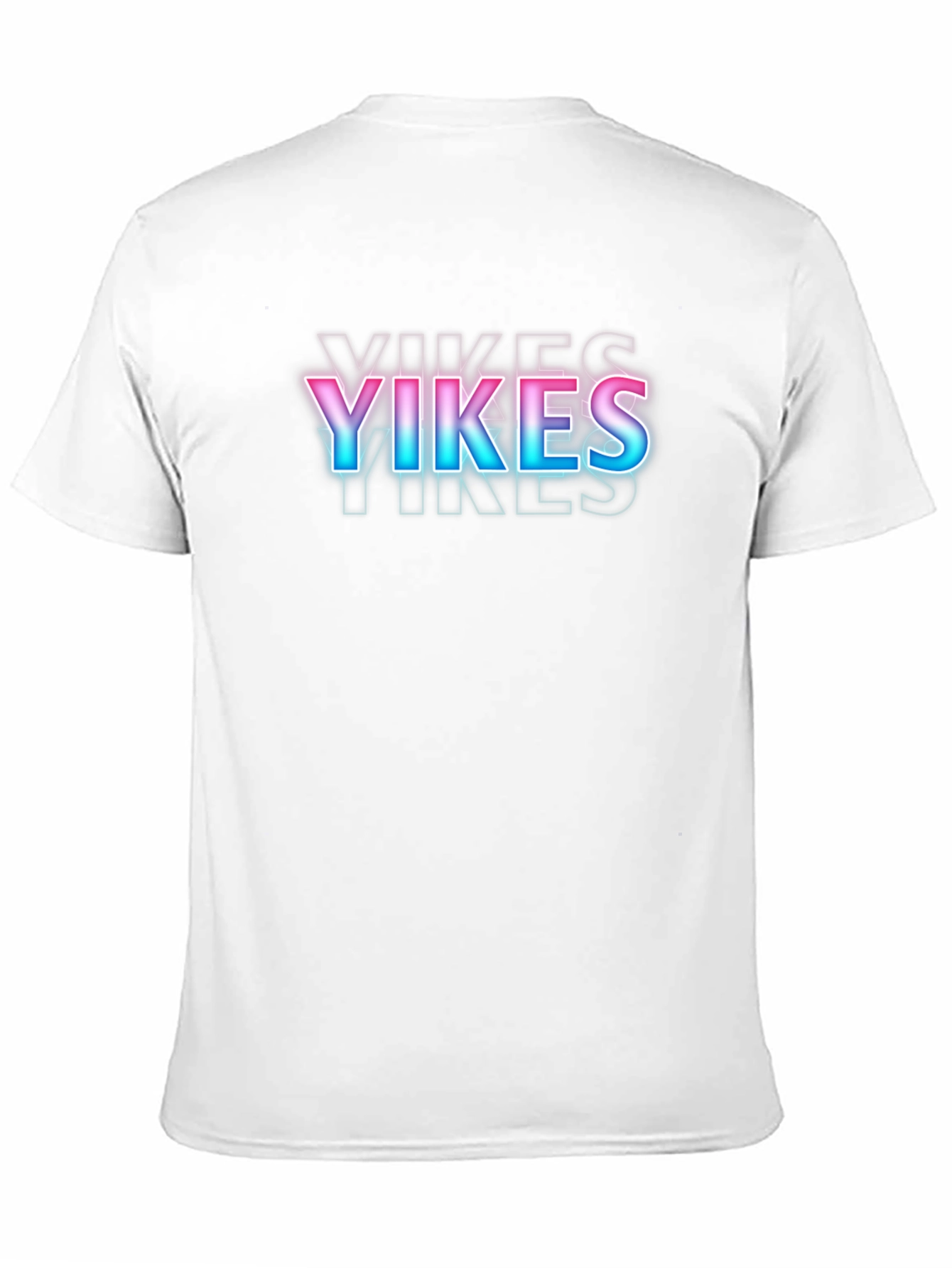 YIKES Graphic Tee - Retro Neon Style