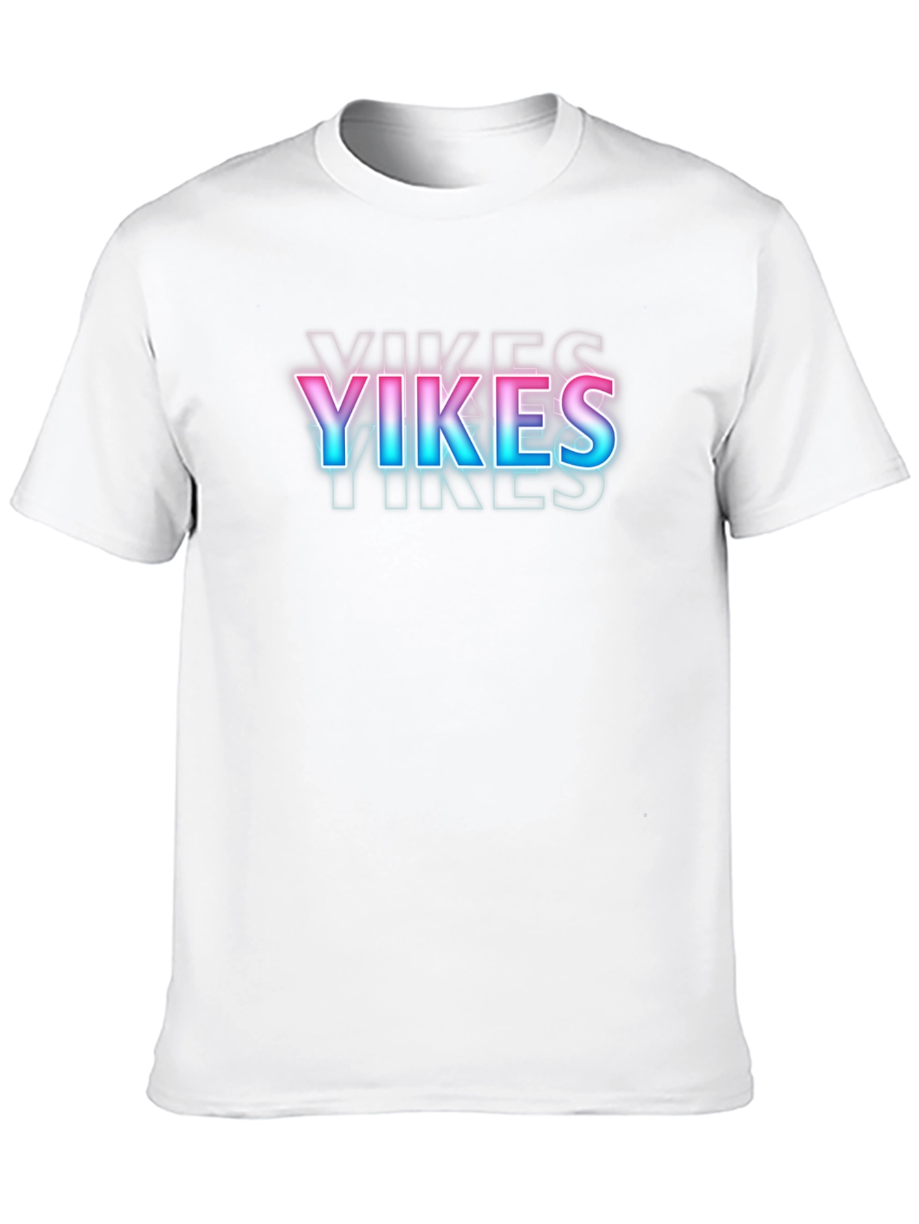 YIKES Graphic Tee - Retro Neon Style