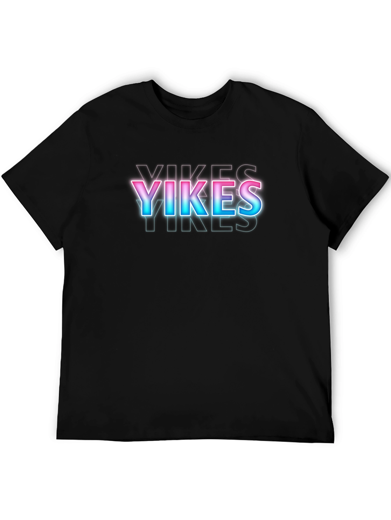 YIKES Graphic Tee - Retro Neon Style