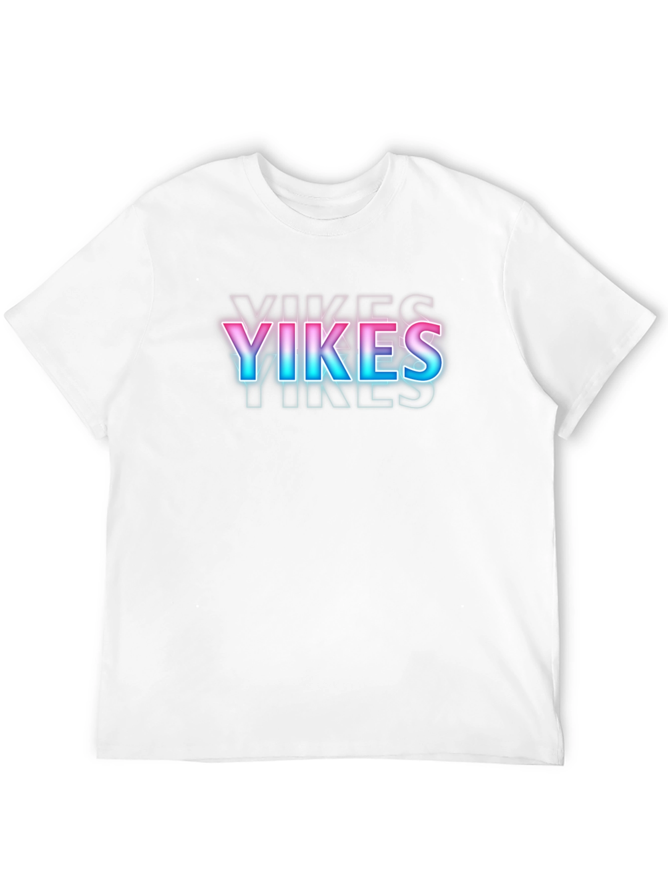 YIKES Graphic Tee - Retro Neon Style