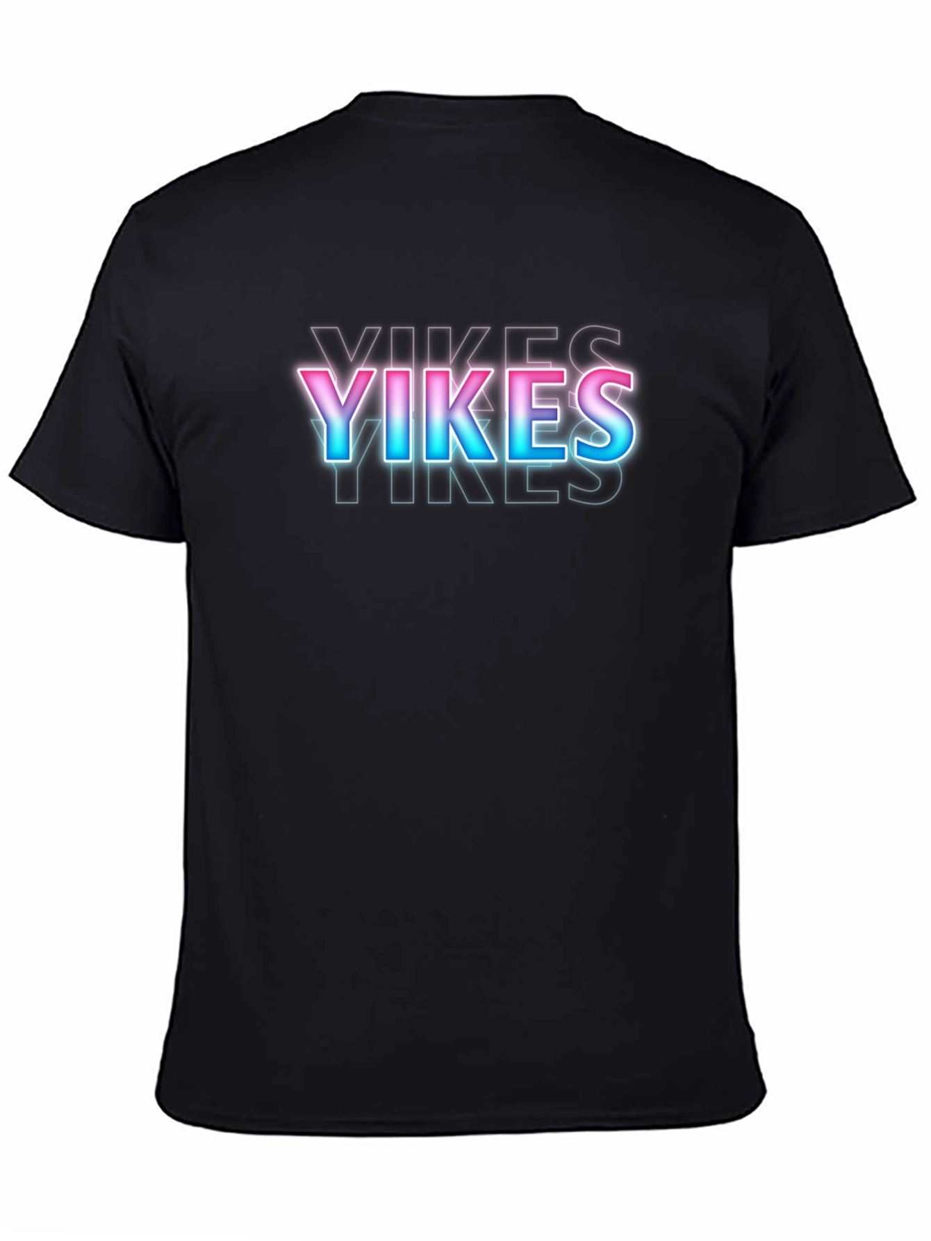 YIKES Graphic Tee - Retro Neon Style