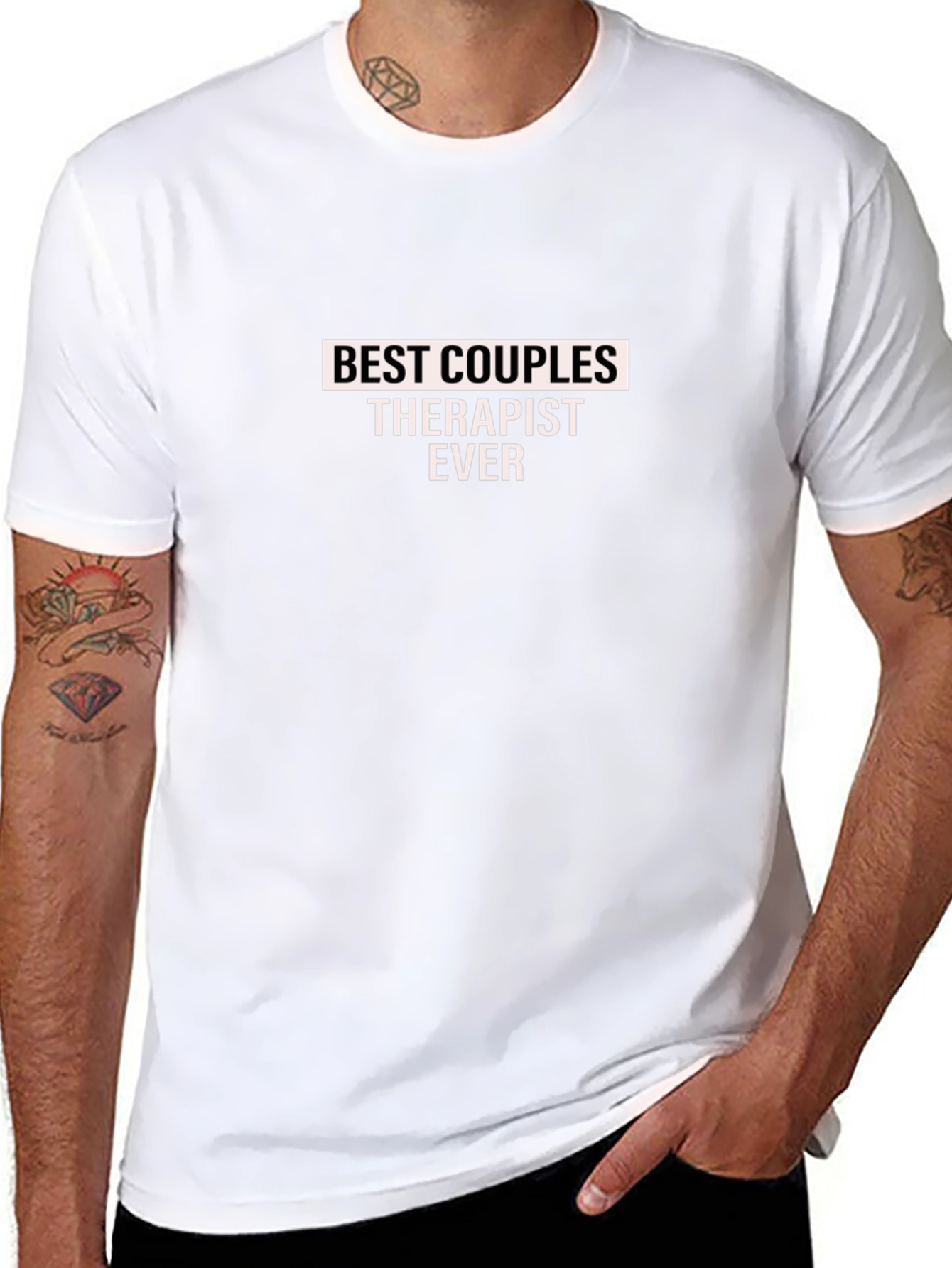 Best Couples Therapist Ever Black T-Shirt