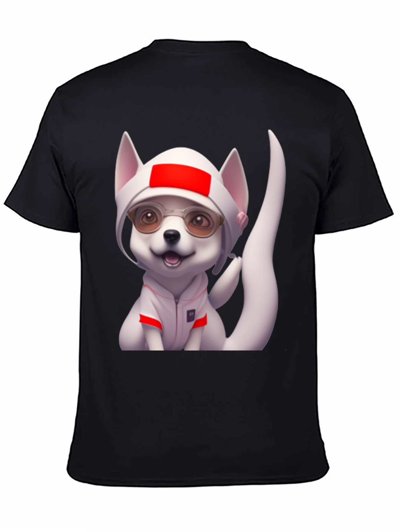 Dog Cartoon Character Graphic Tee