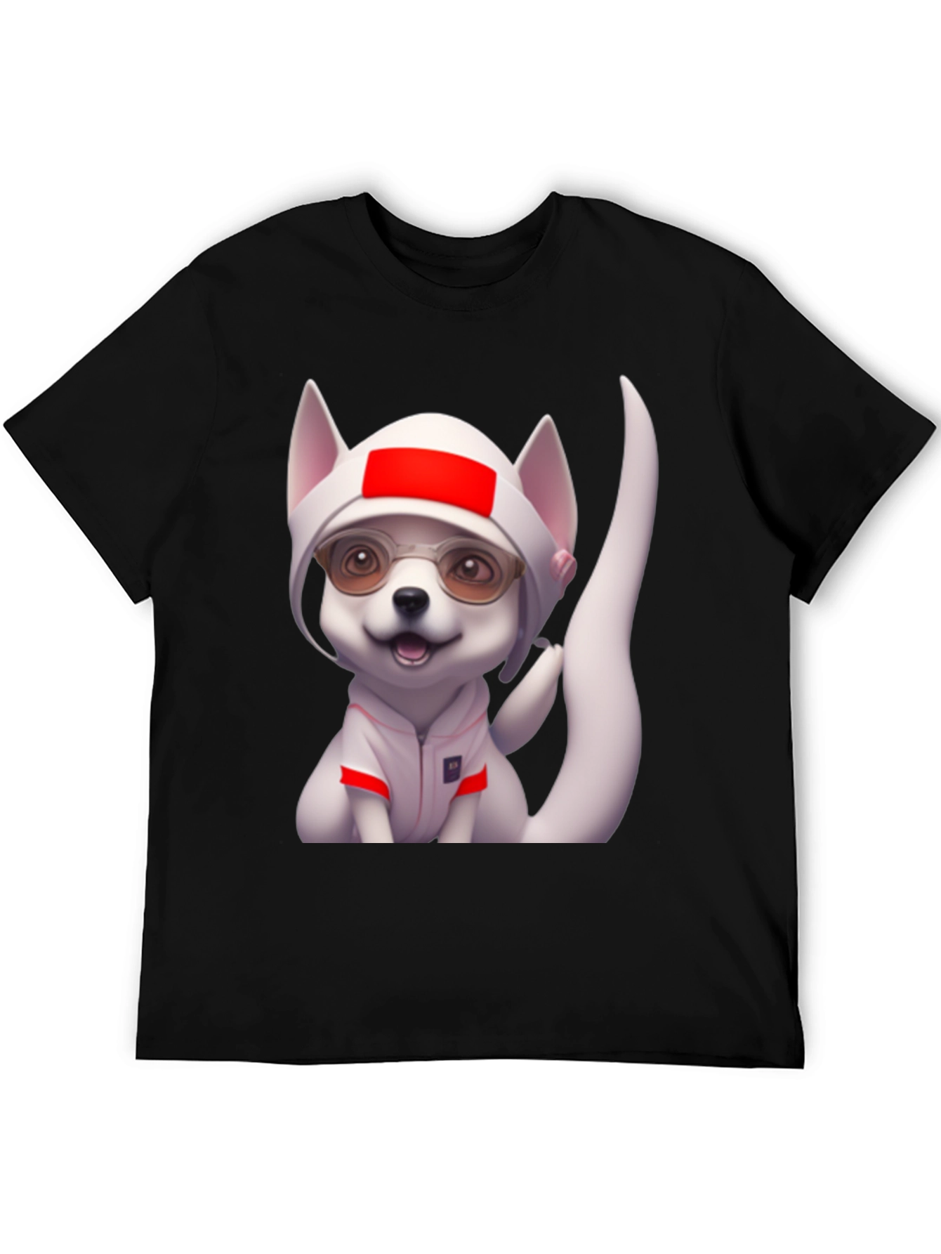 Dog Cartoon Character Graphic Tee