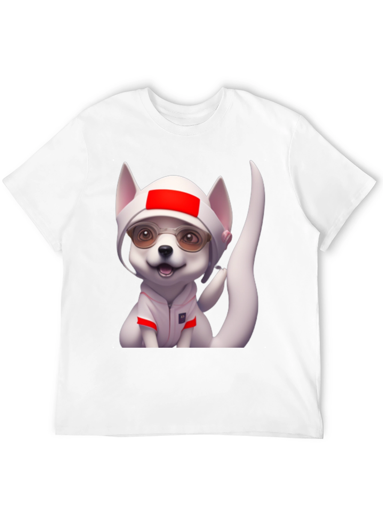 Dog Cartoon Character Graphic Tee
