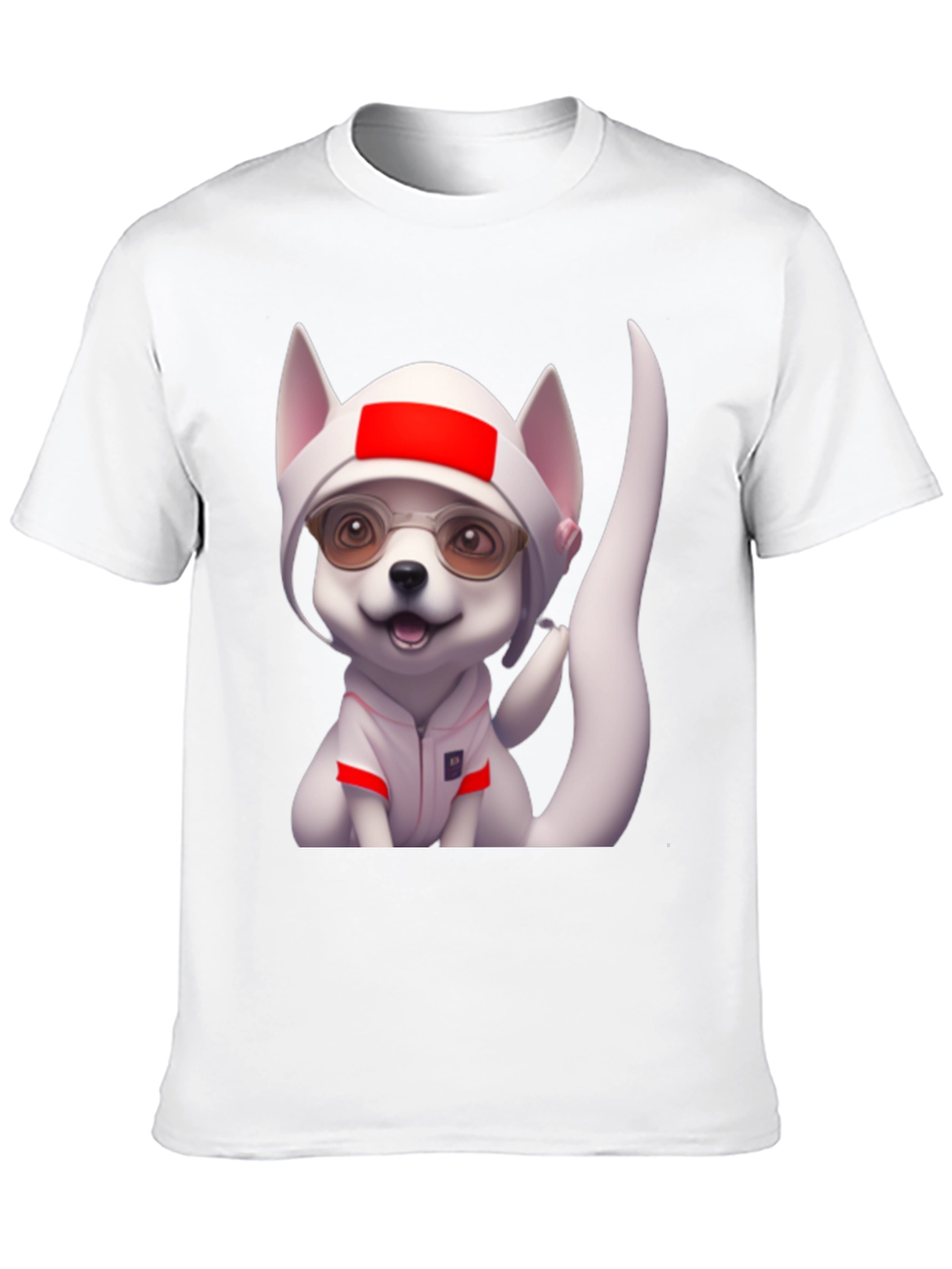 Dog Cartoon Character Graphic Tee