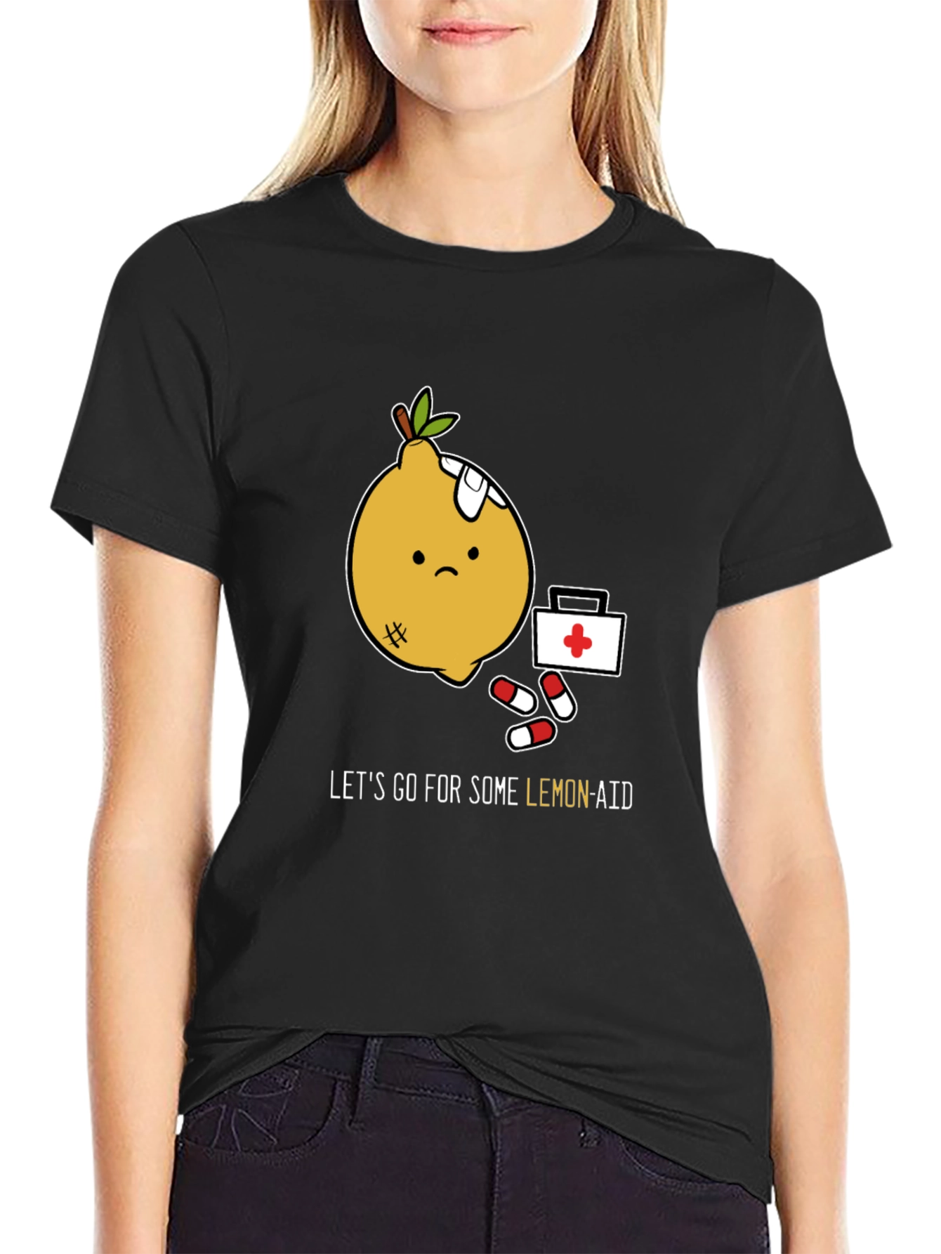 Funny Lemon Aid T-Shirt - Get Well Soon
