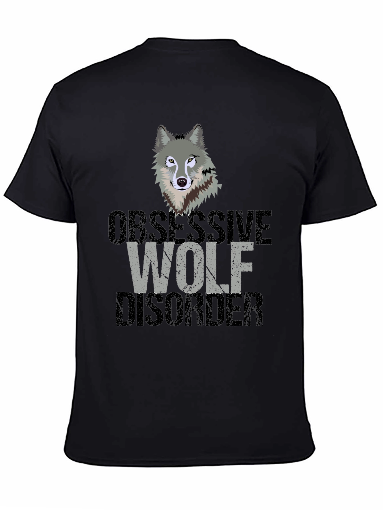 Obsessive Wolf Disorder T-Shirt - Mens Graphic Tee