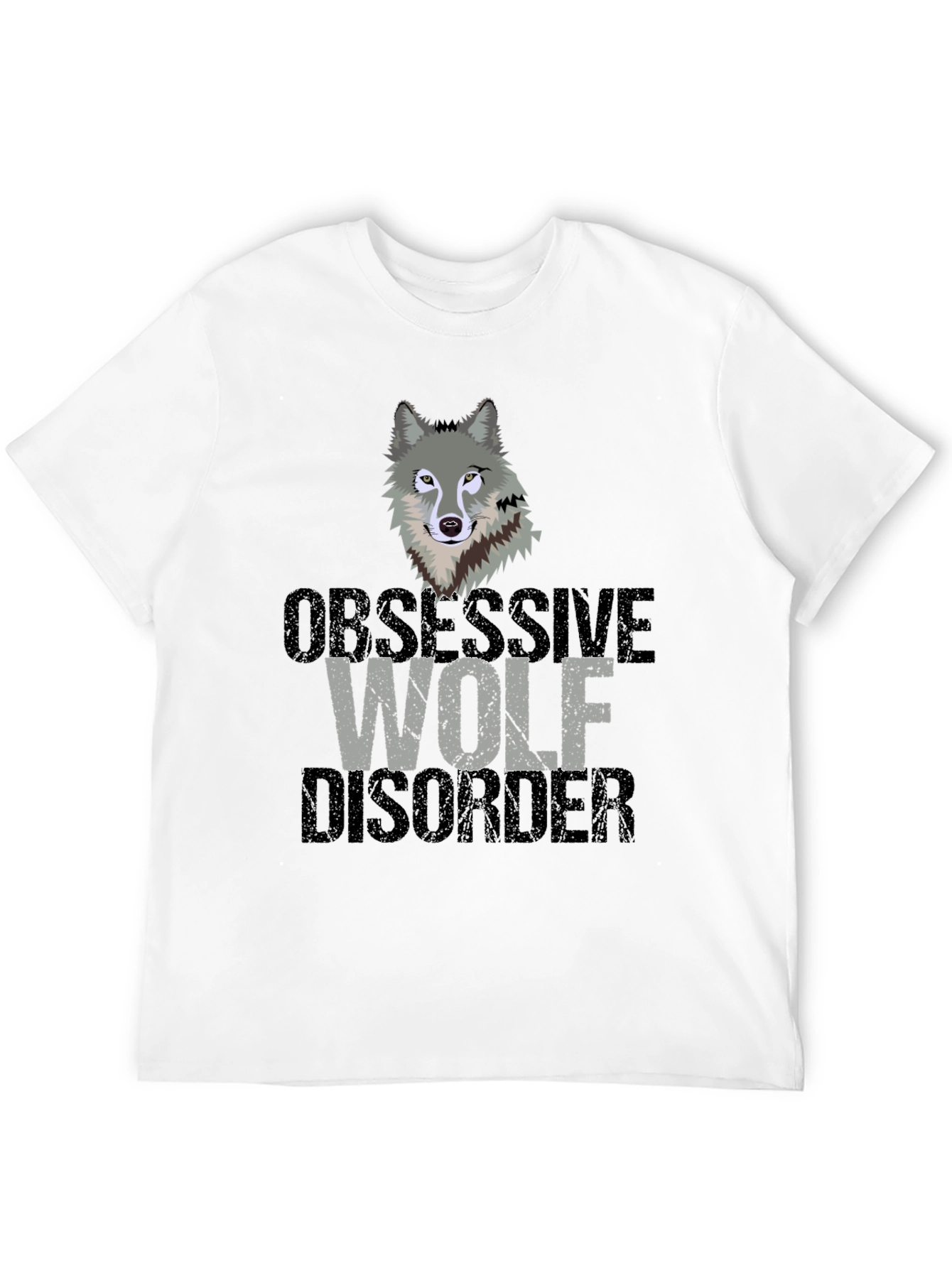 Obsessive Wolf Disorder T-Shirt - Mens Graphic Tee