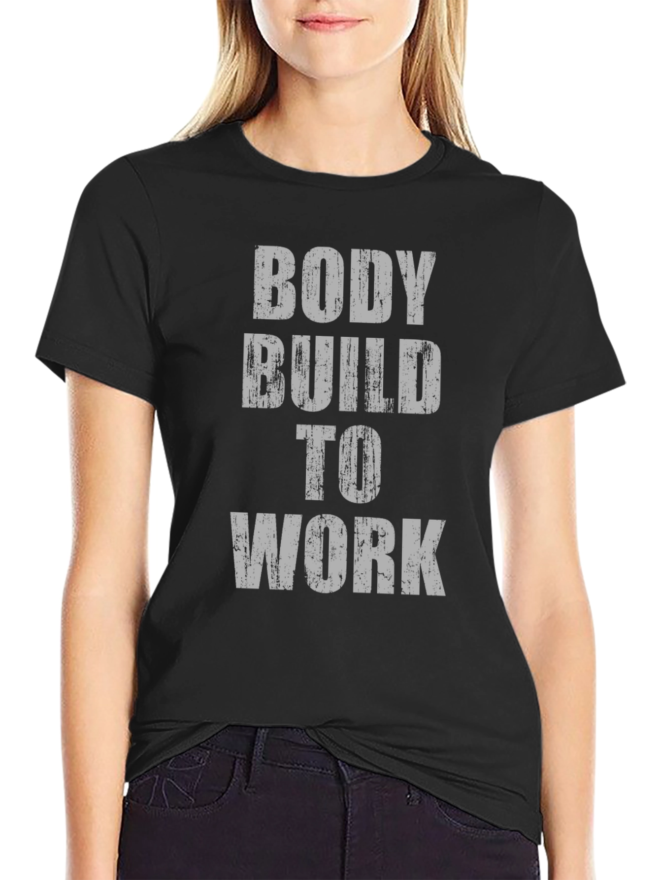 Bodybuilding Workout T-Shirt: Build to Work