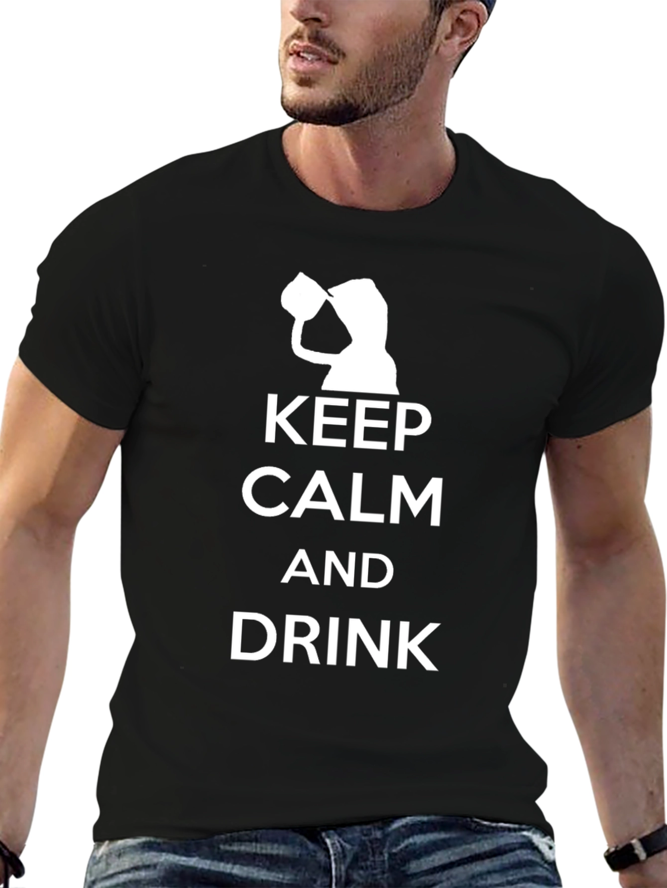 Keep Calm and Drink Black T-Shirt
