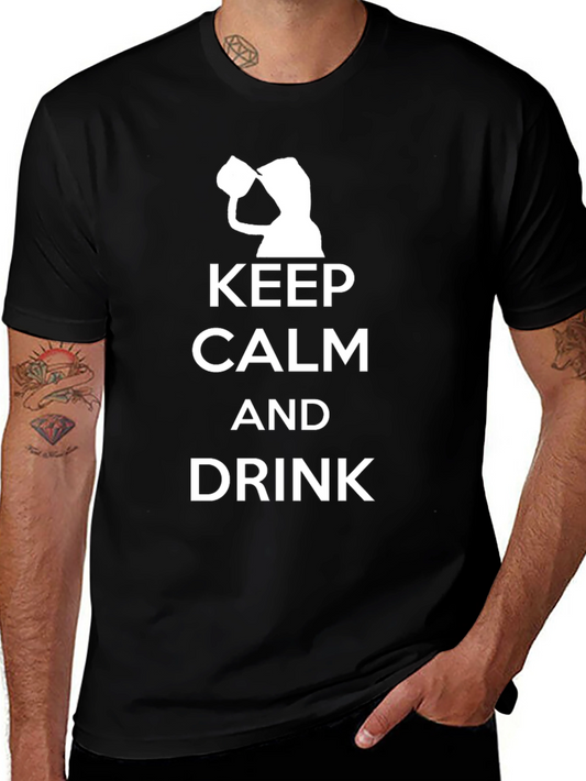 Keep Calm and Drink Black T-Shirt