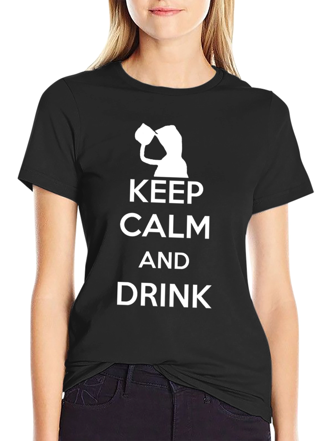 Keep Calm and Drink Black T-Shirt