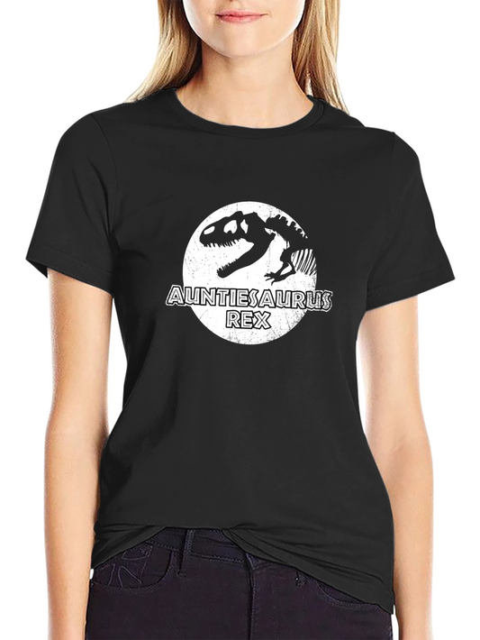 Auntiesaurus Rex T-Shirt - Dinosaur Graphic Tee for Aunts