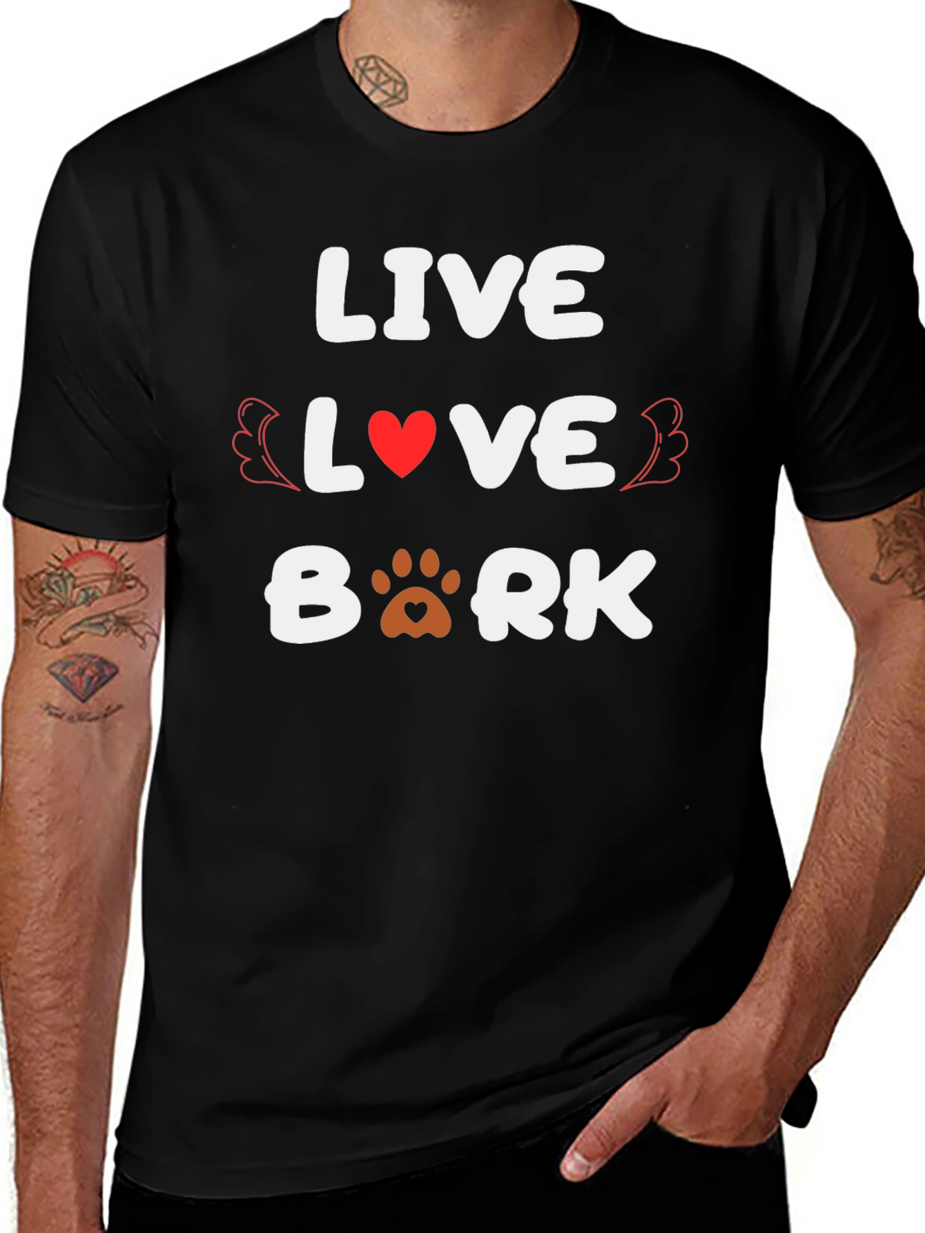 Live Love Bark T-Shirt