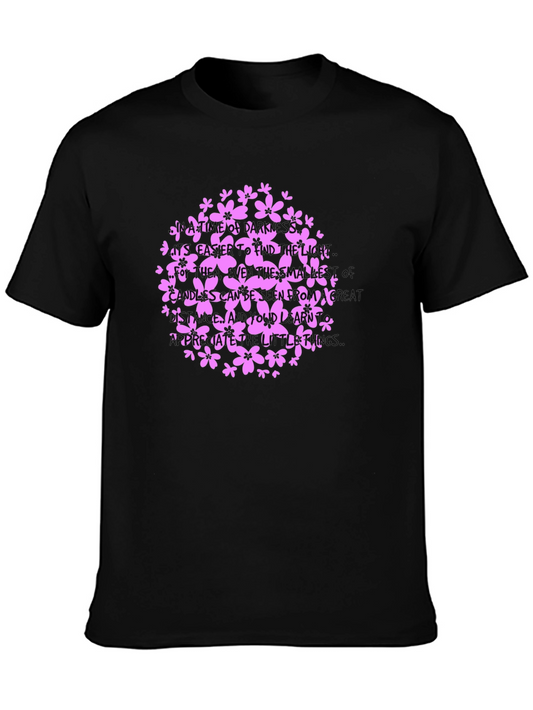 Floral Inspirational Quote T-Shirt