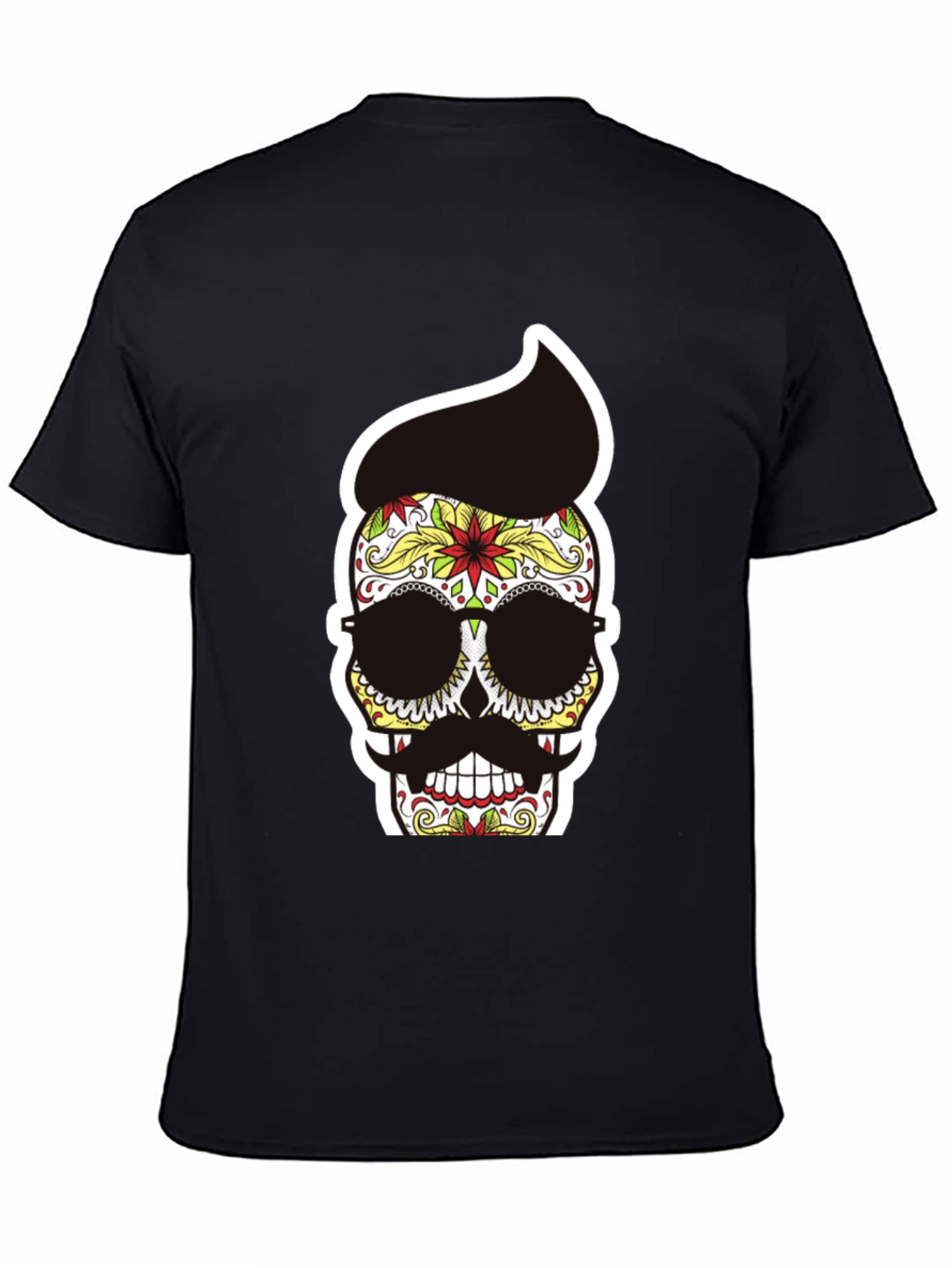 Sugar Skull T-Shirt with Pompadour
