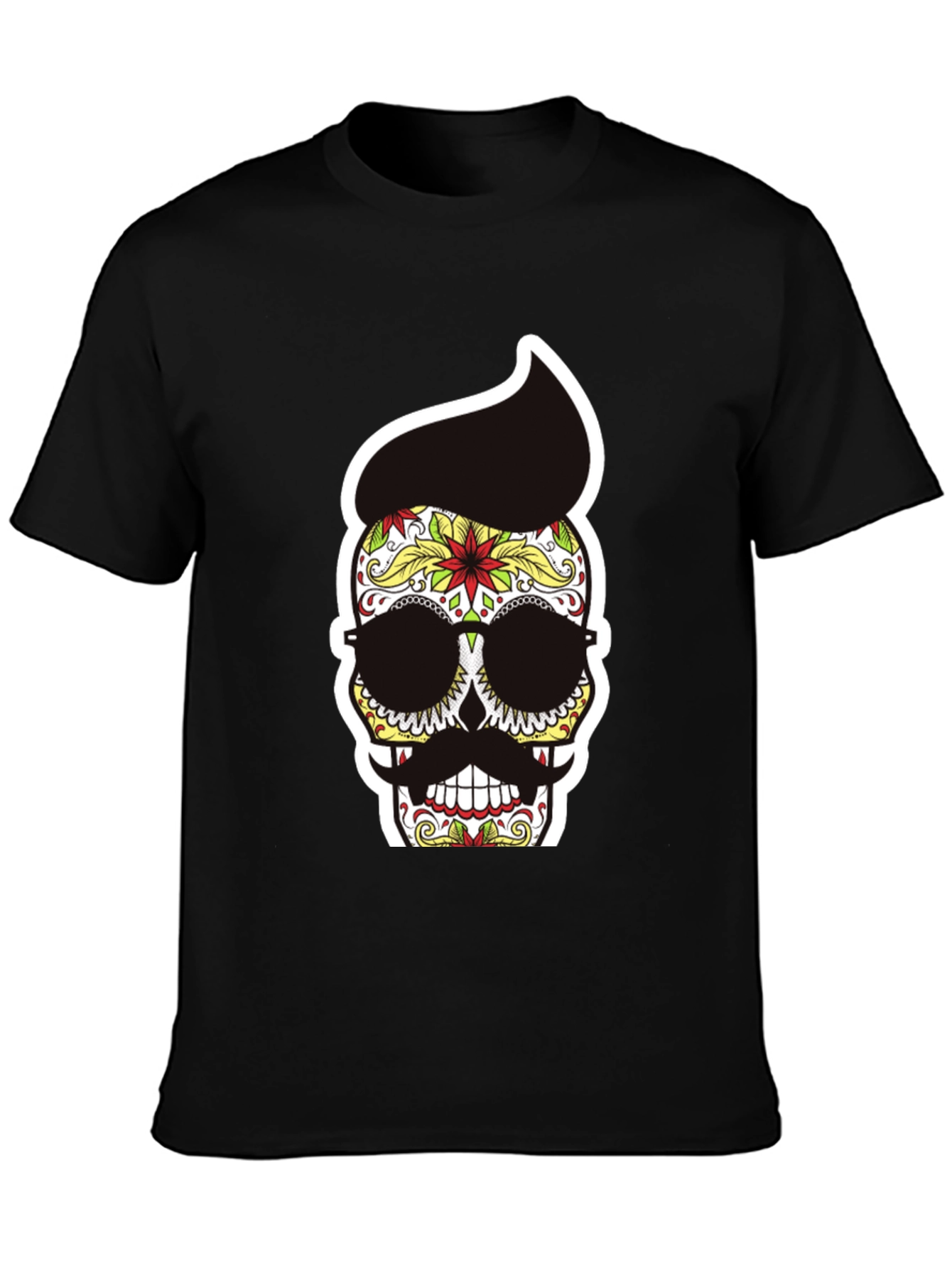 Sugar Skull T-Shirt with Pompadour