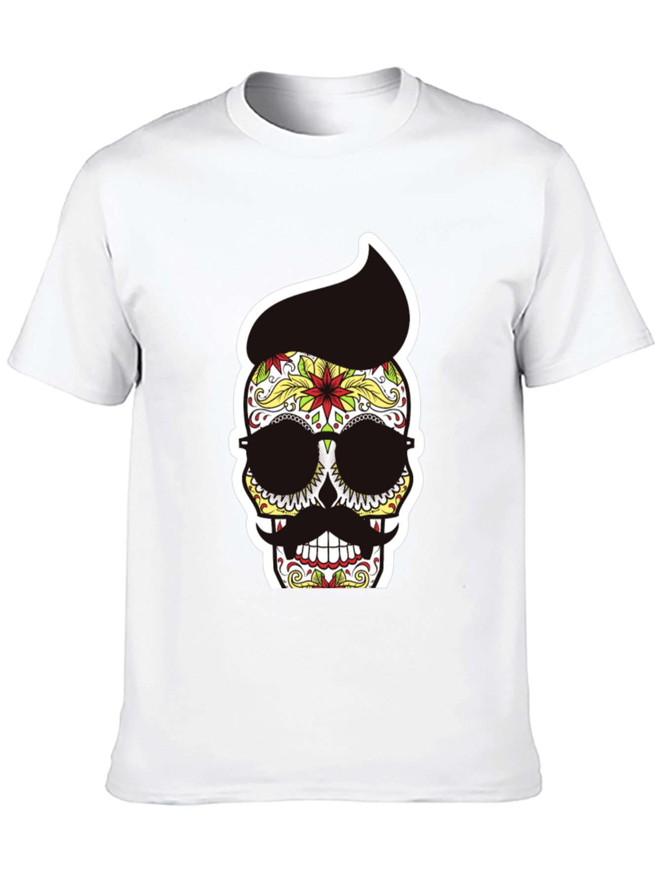 Sugar Skull T-Shirt with Pompadour