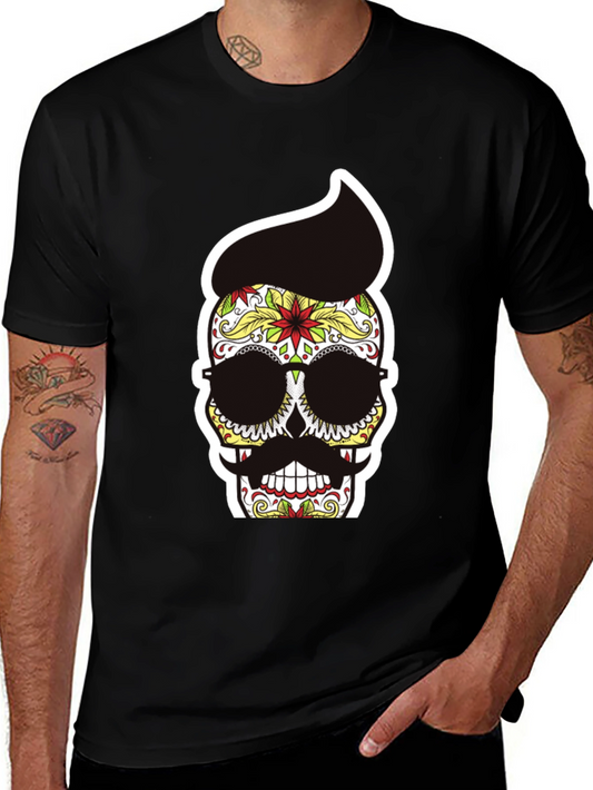 Sugar Skull T-Shirt with Pompadour