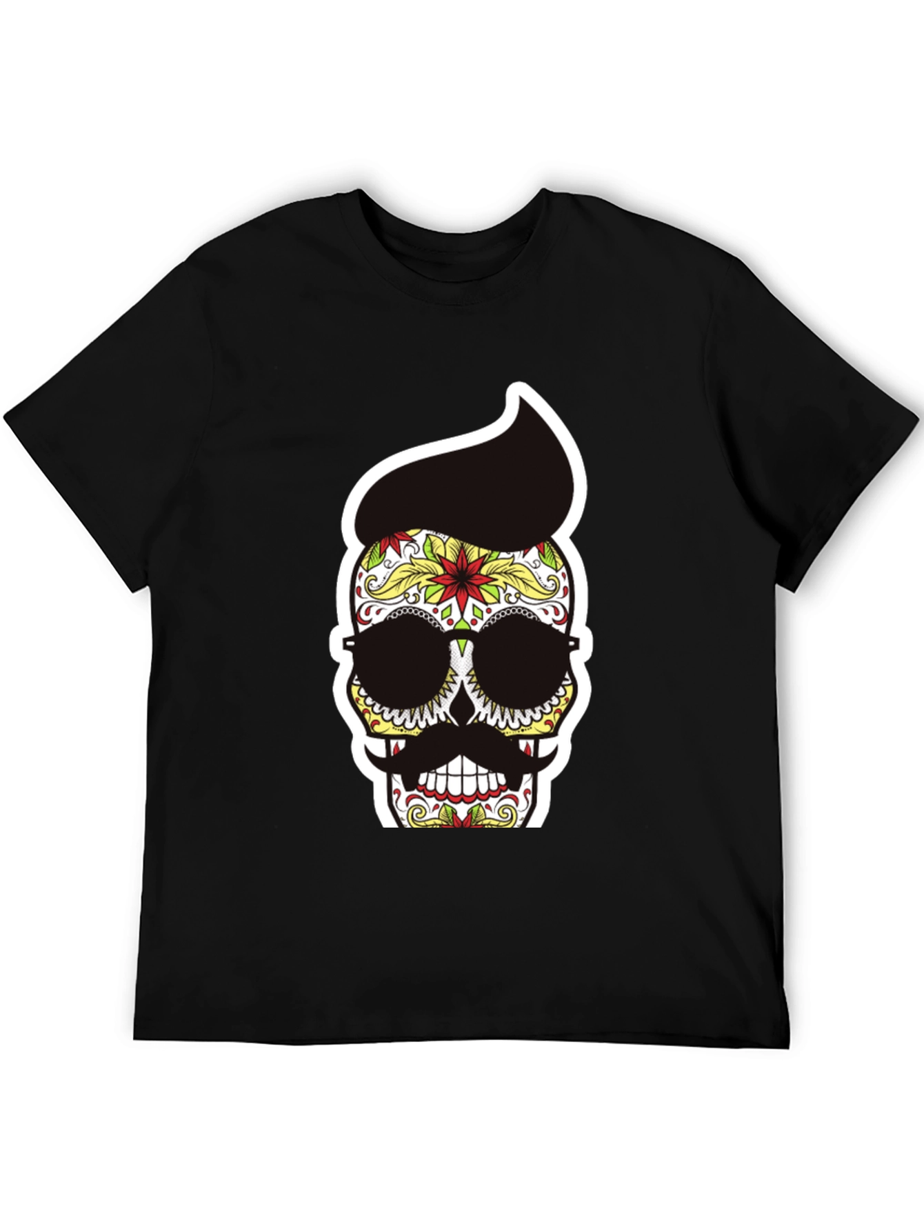 Sugar Skull T-Shirt with Pompadour