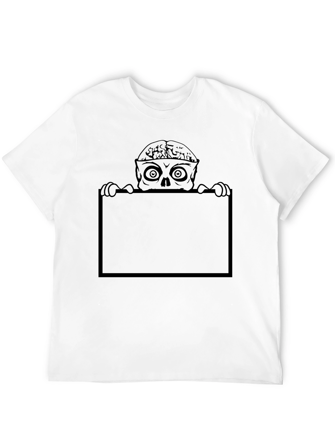 Zombie Graphic Black T-Shirt Halloween