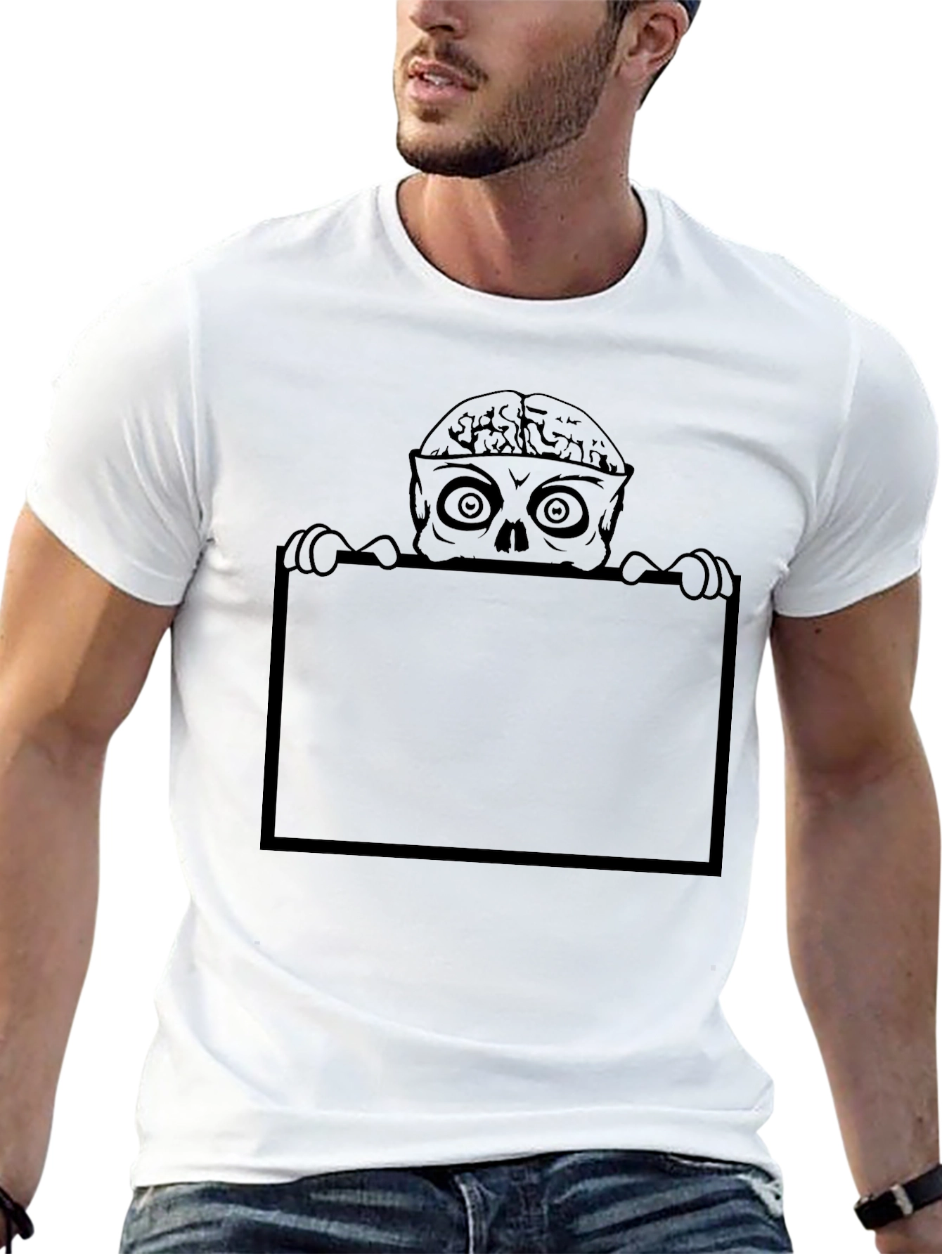 Zombie Graphic Black T-Shirt Halloween