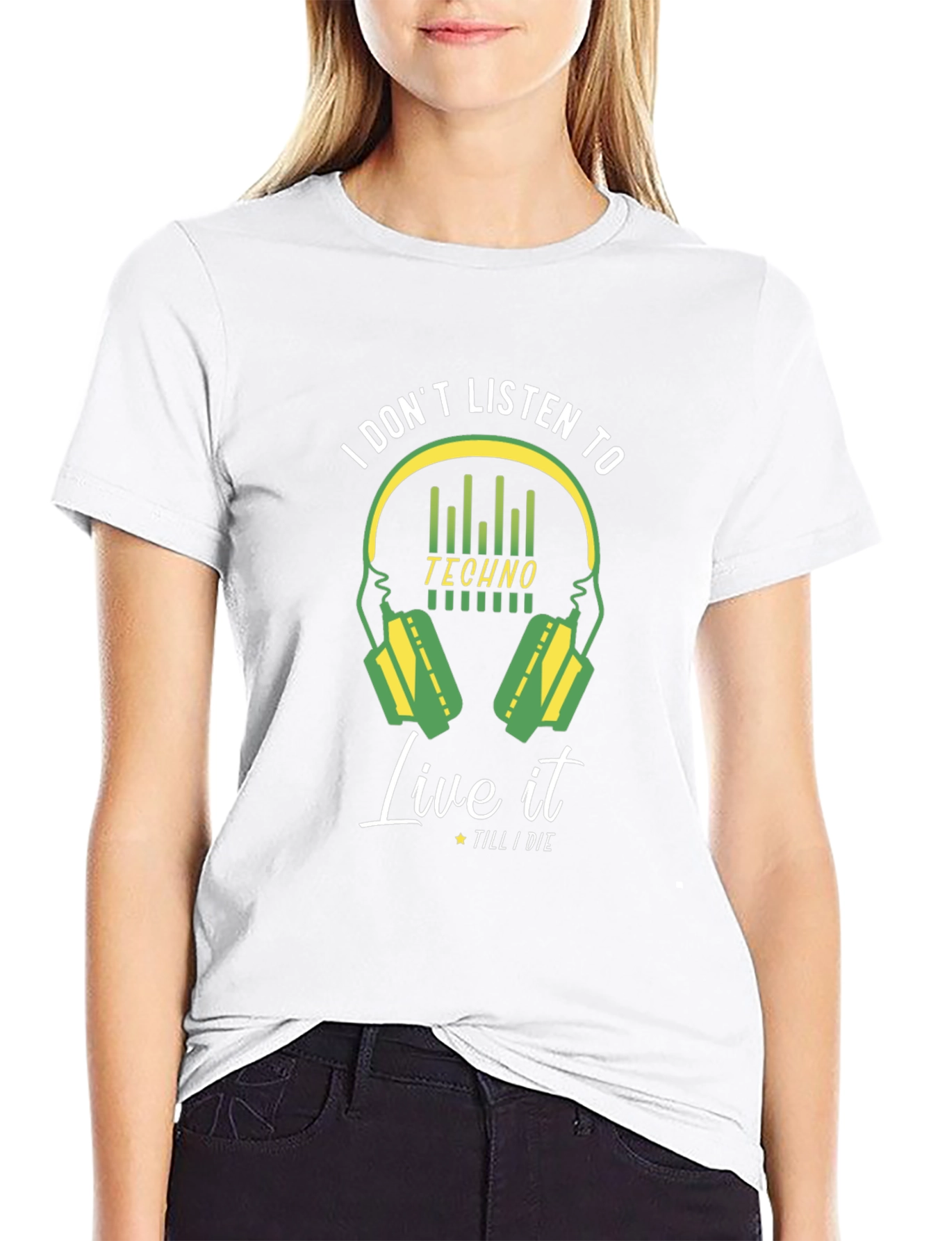 Techno Music Lover Graphic T-Shirt