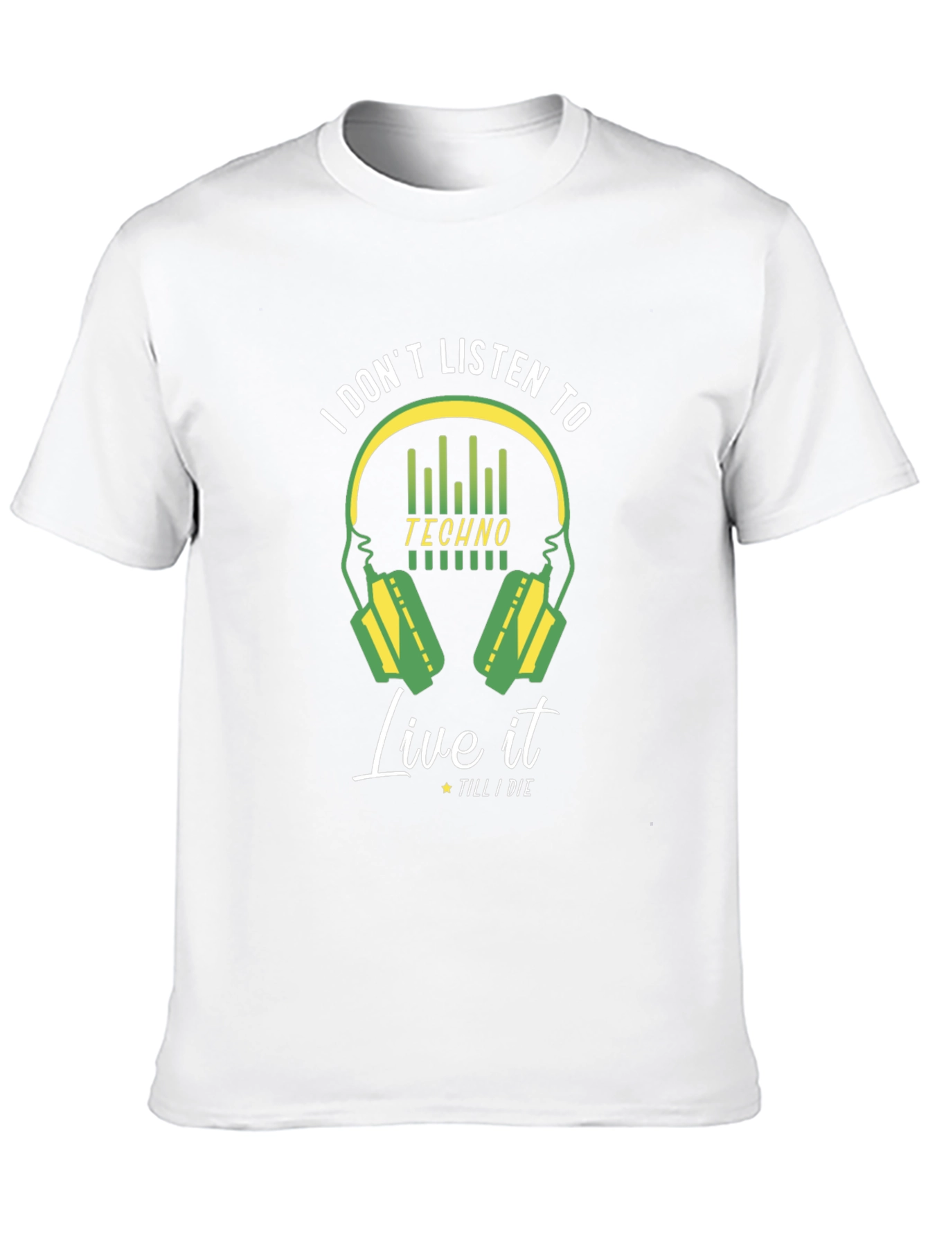Techno Music Lover Graphic T-Shirt