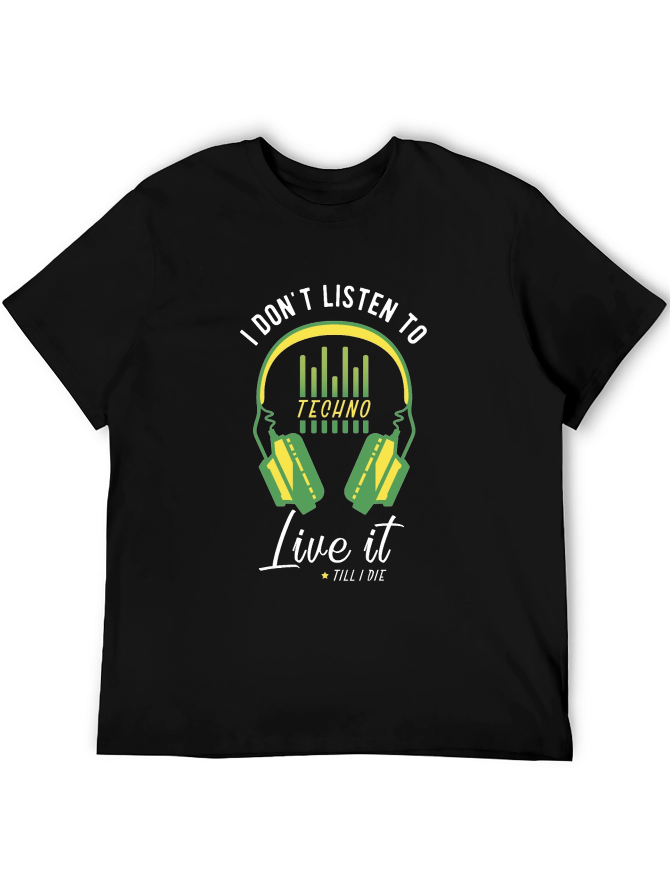 Techno Music Lover Graphic T-Shirt