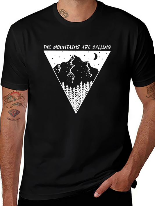 Mountains are Calling Graphic Tee - Nature Inspired Shirt