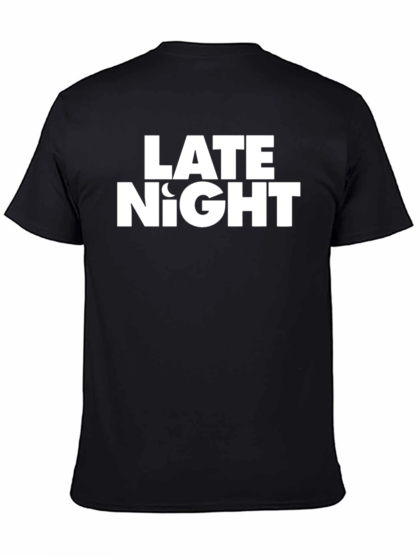 Late Night Graphic Tee - Soft Cotton Crewneck T-Shirt