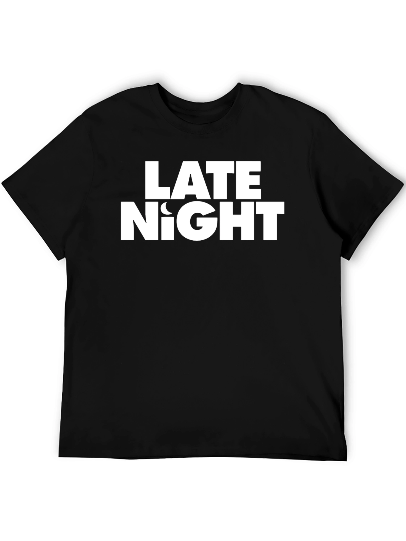 Late Night Graphic Tee - Soft Cotton Crewneck T-Shirt