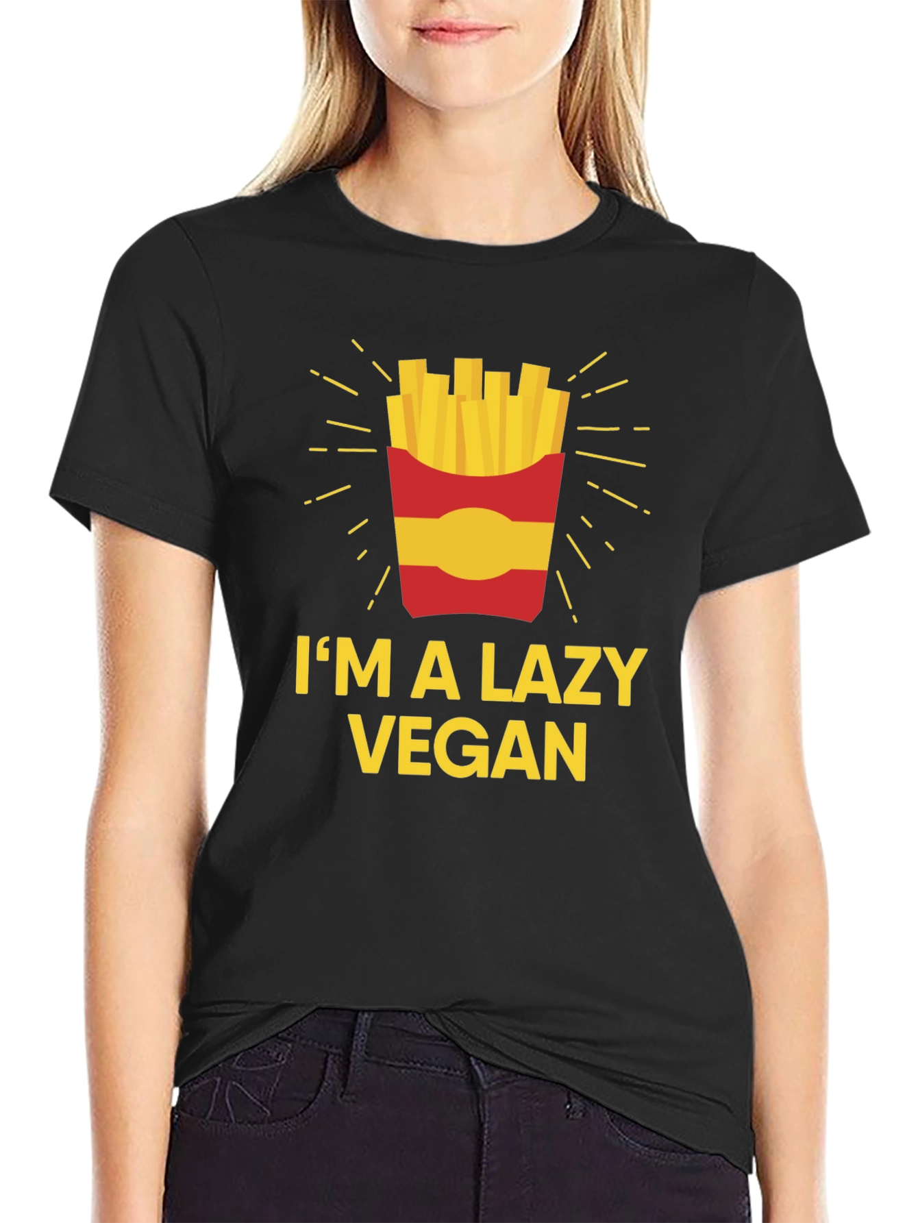 Im A Lazy Vegan Funny T-Shirt