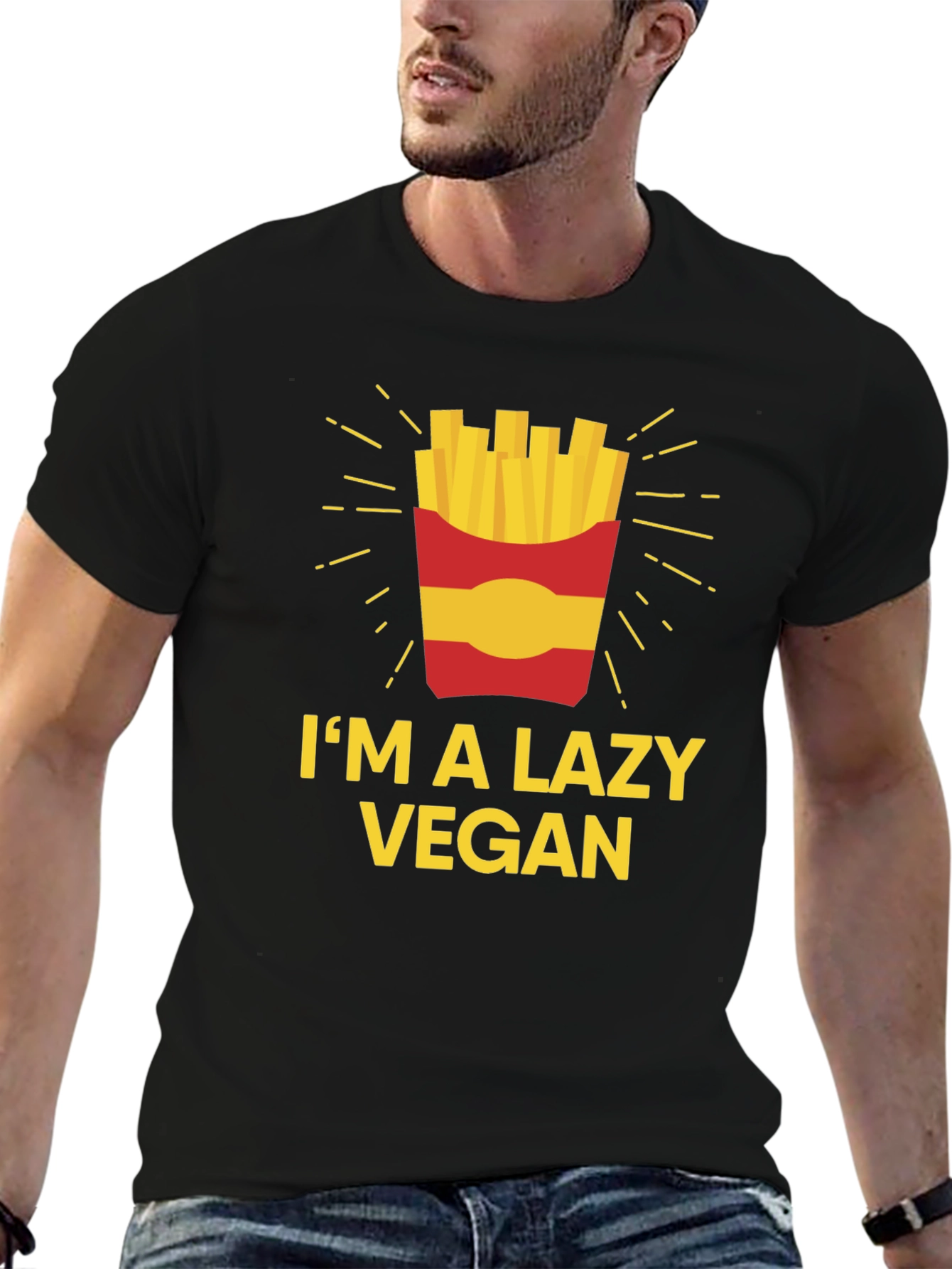 Im A Lazy Vegan Funny T-Shirt