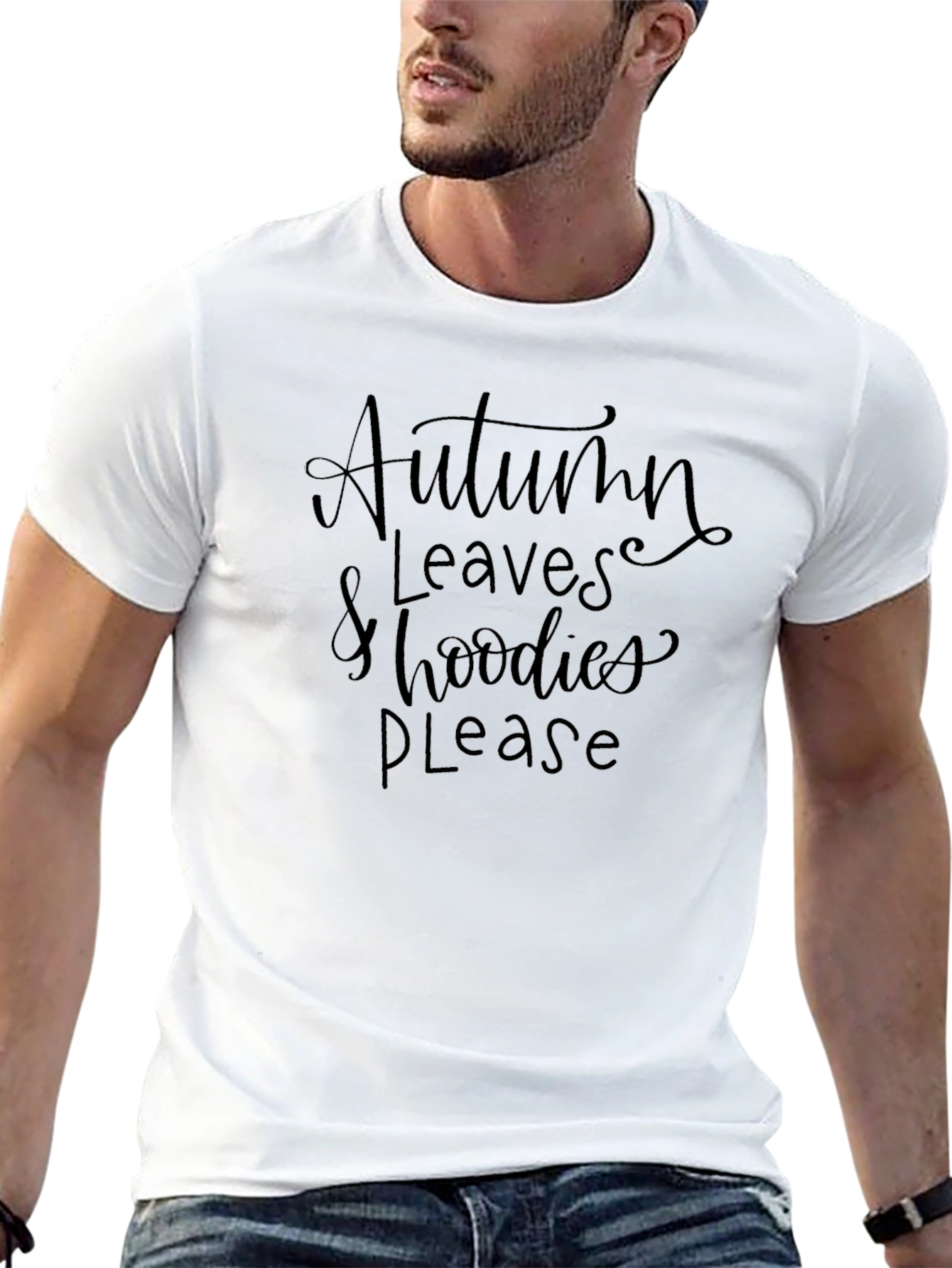 Autumn Leaves & Hoodies Please T-Shirt