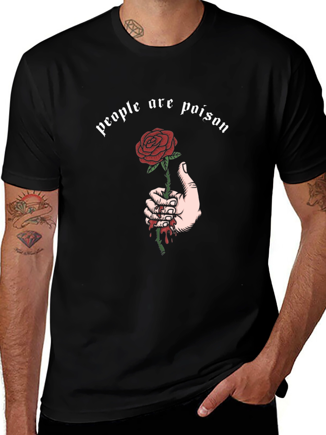 People are Poison Rose Graphic Tee
